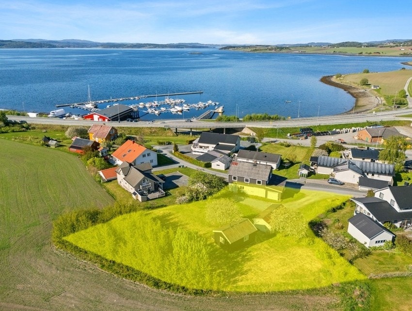 Tomten er her skravert. Galleribilde