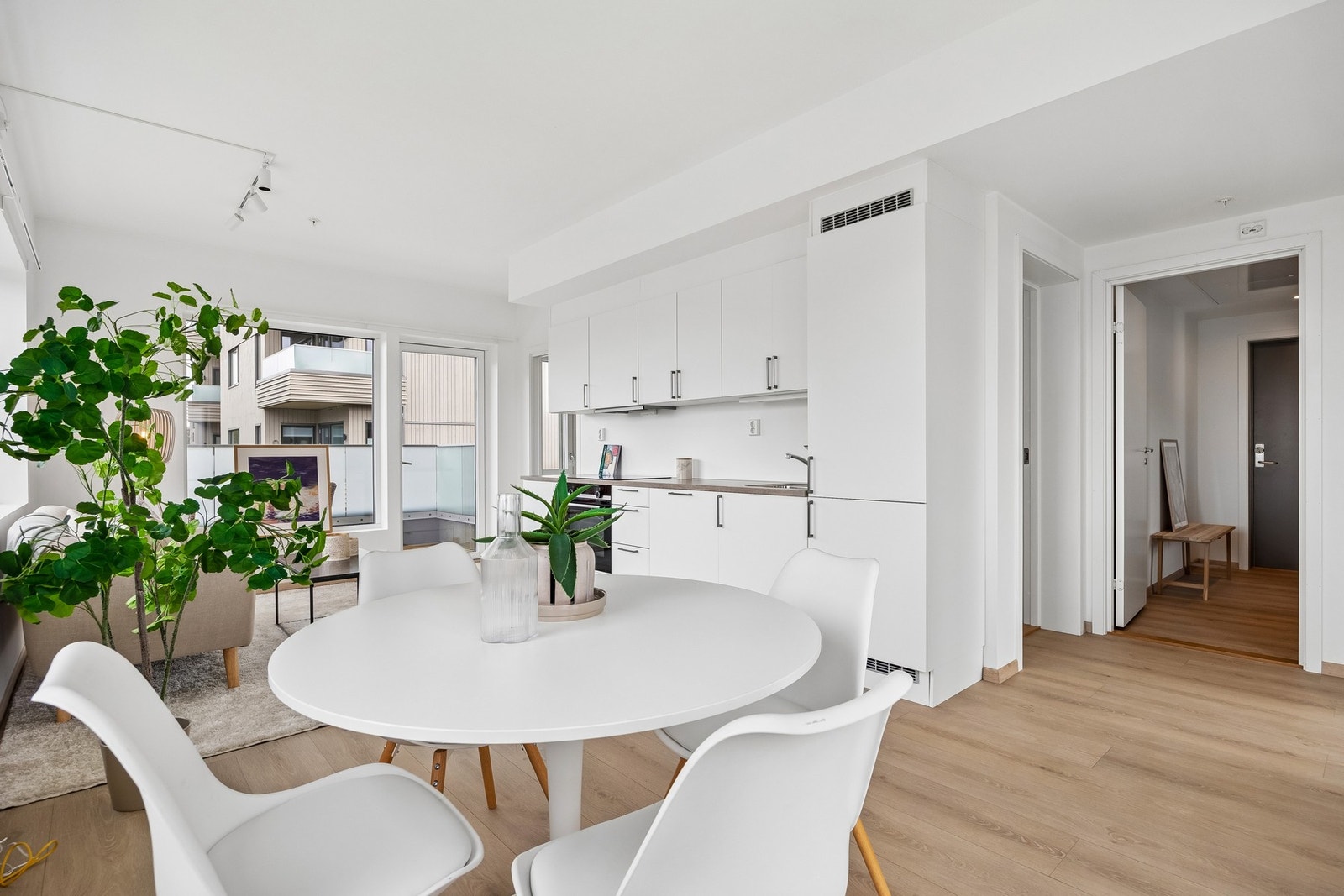 Leiligheten har to flotte balkonger. Galleribilde