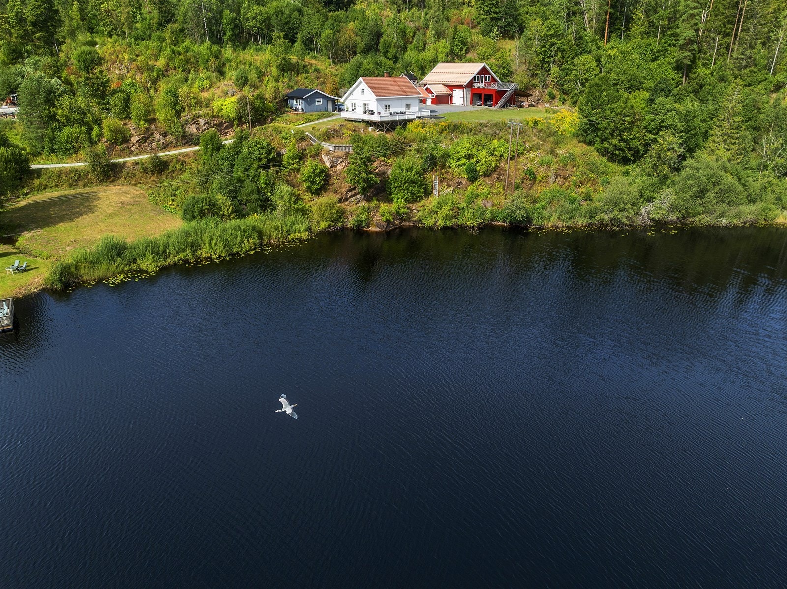 Dronefoto Galleribilde