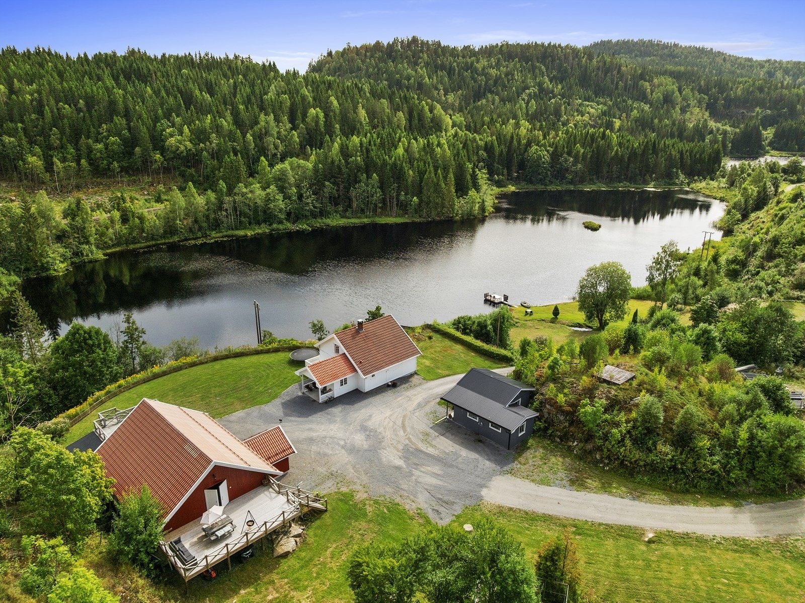 En flott eiendom som er godt tilrettelagt for å tilbringe tid ute både på sommer- og vinterstid! Galleribilde
