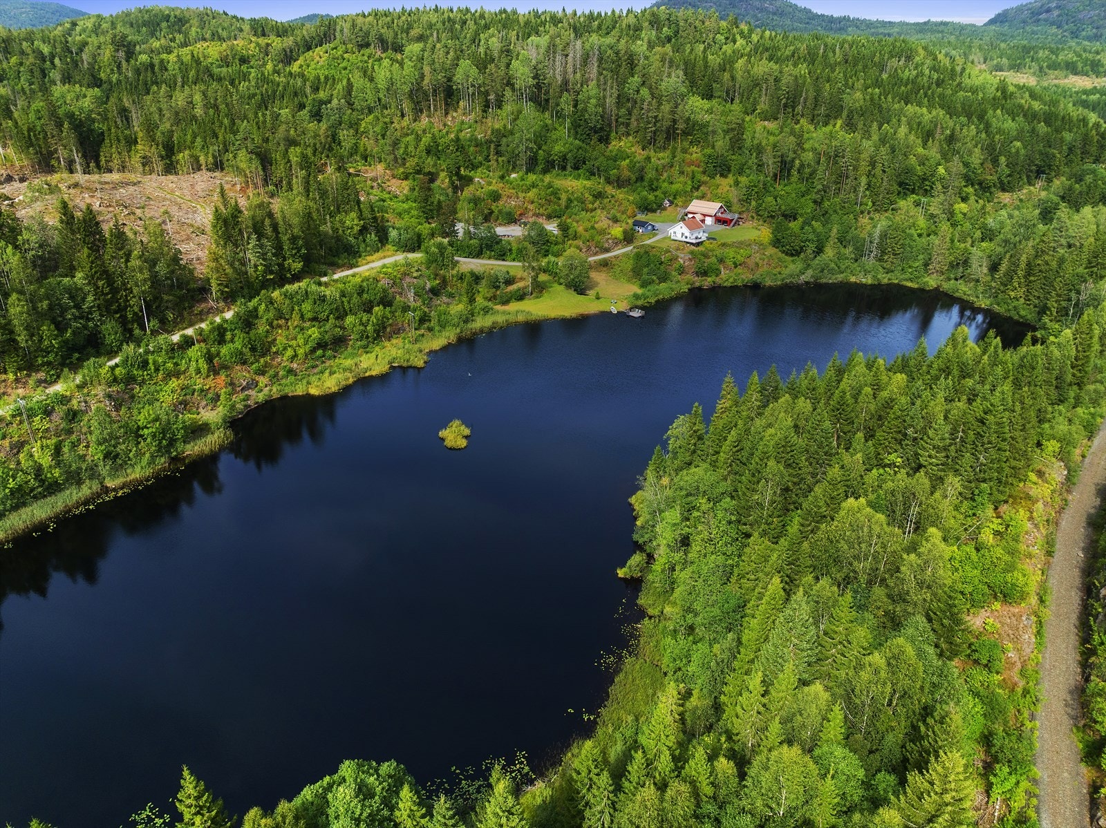 Dronefoto Galleribilde