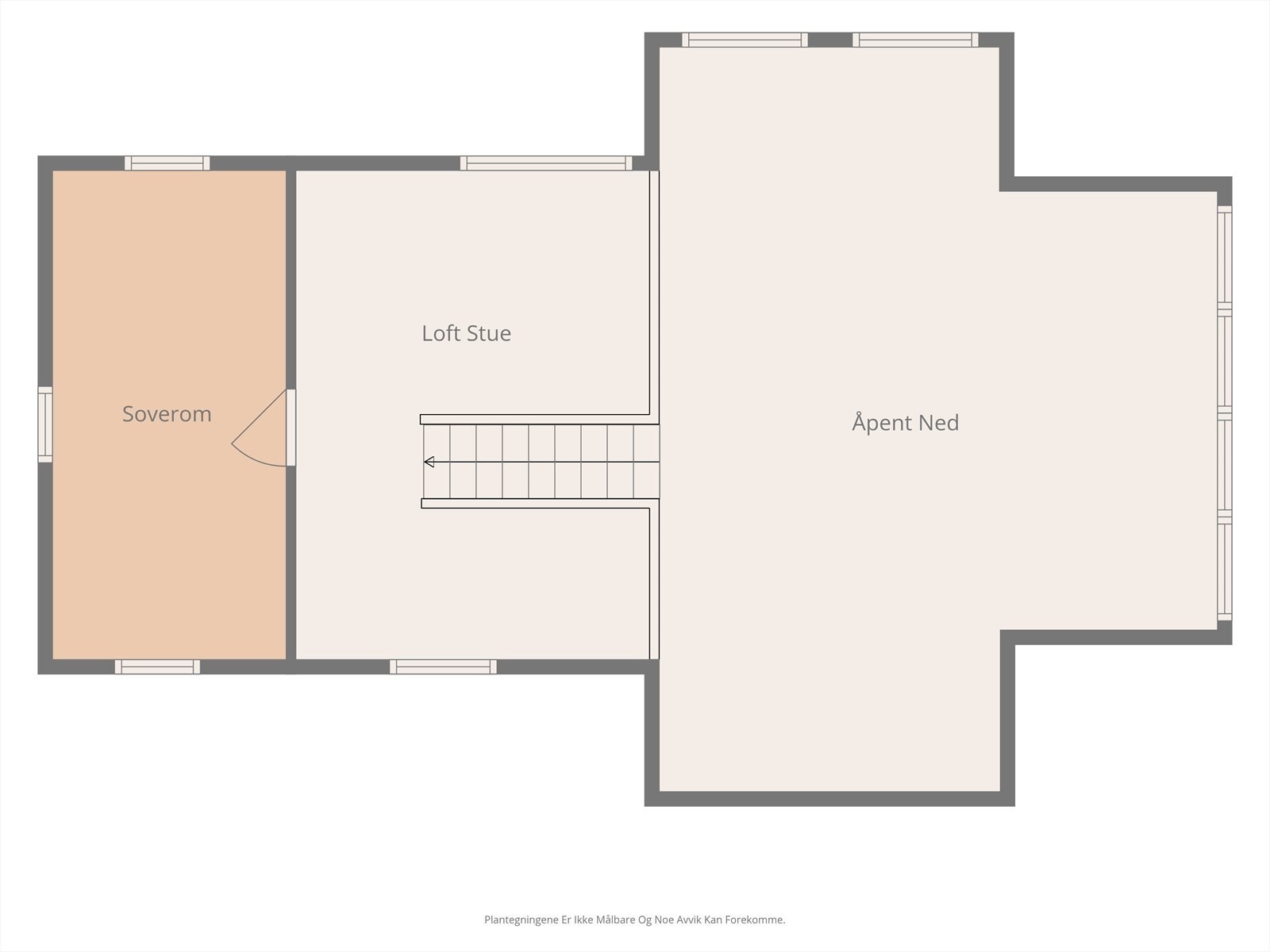 Plantegning loft. Galleribilde