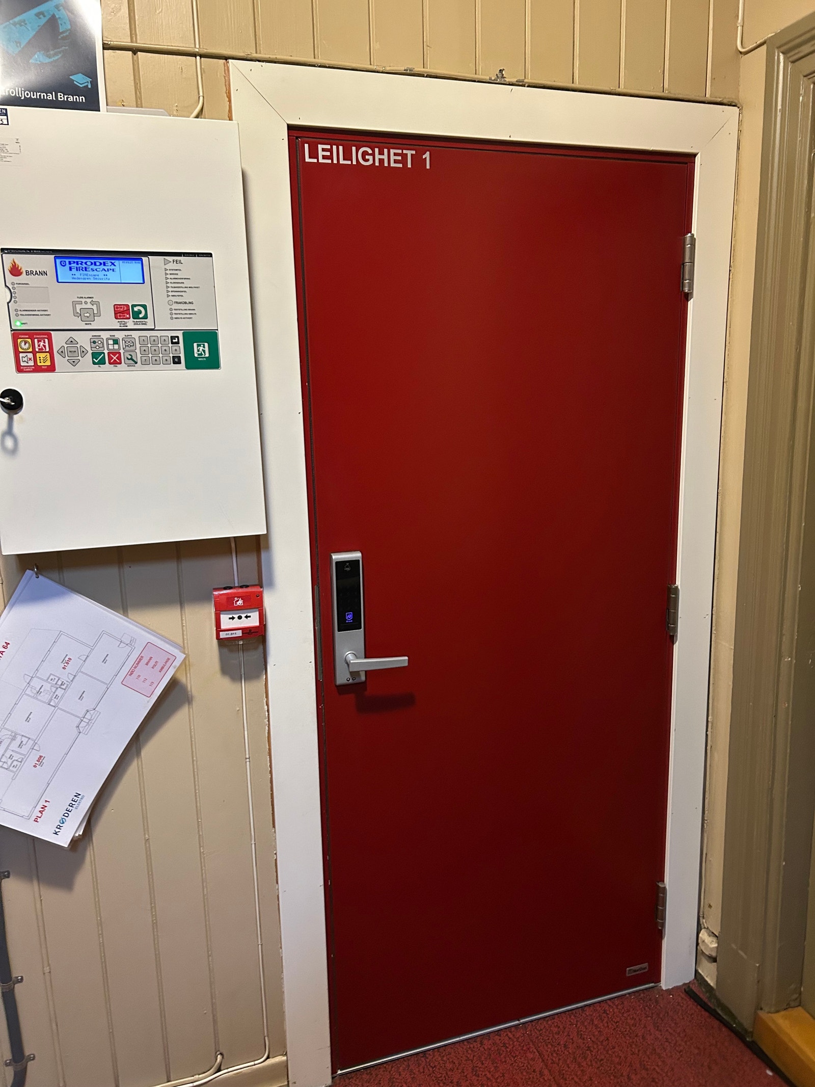 Ingangen inn til leiligheten Galleribilde