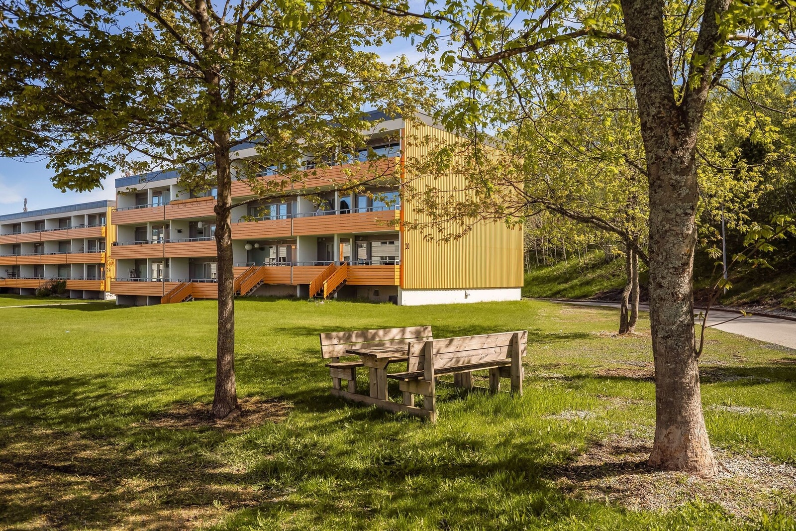 Felles uteområde. Galleribilde