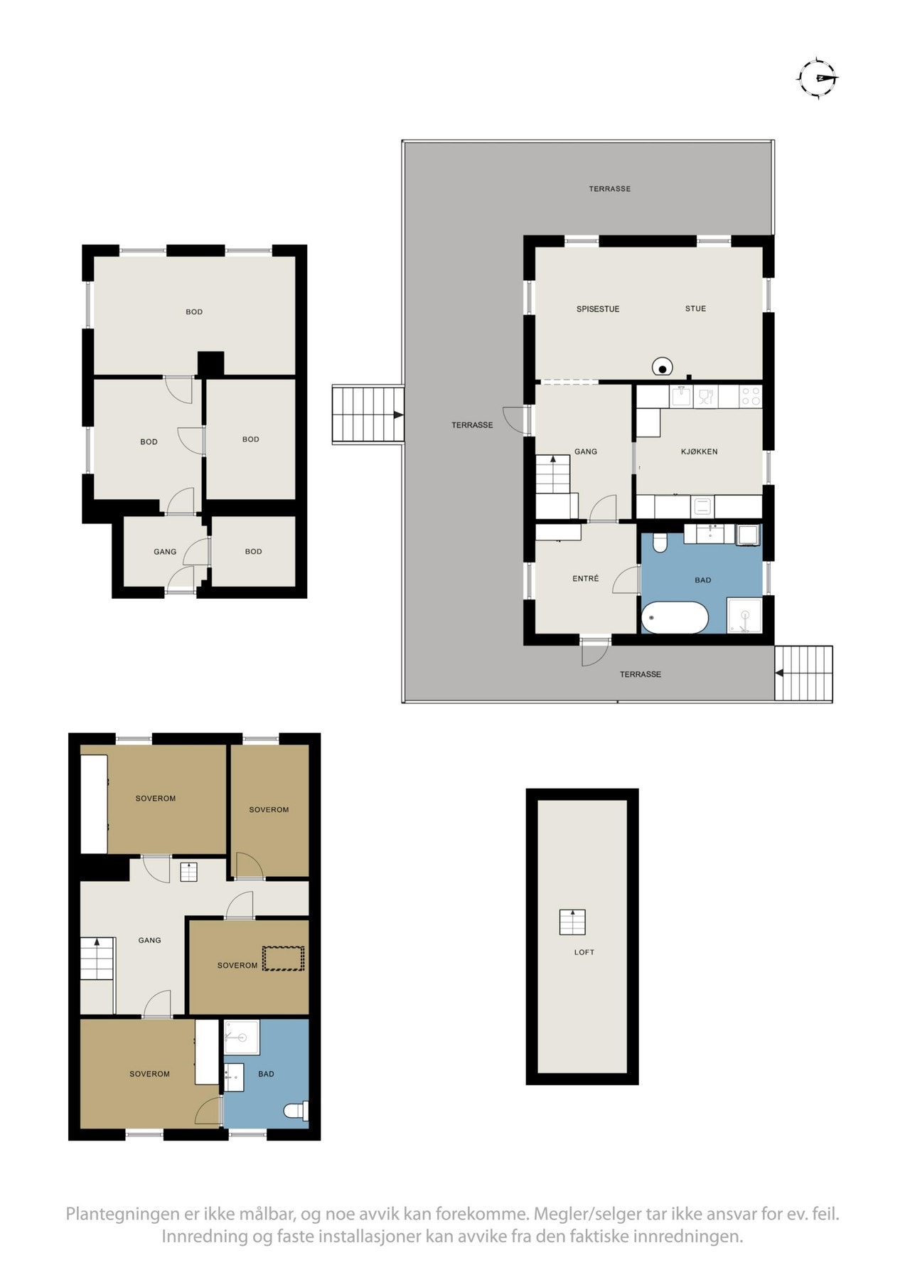 Plantegning Galleribilde