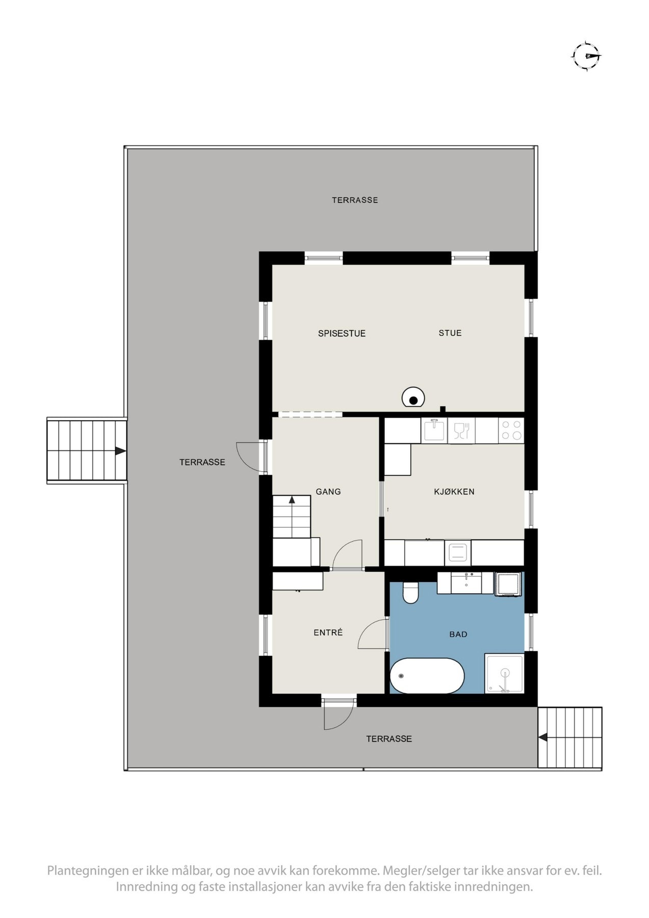 Plantegning Galleribilde