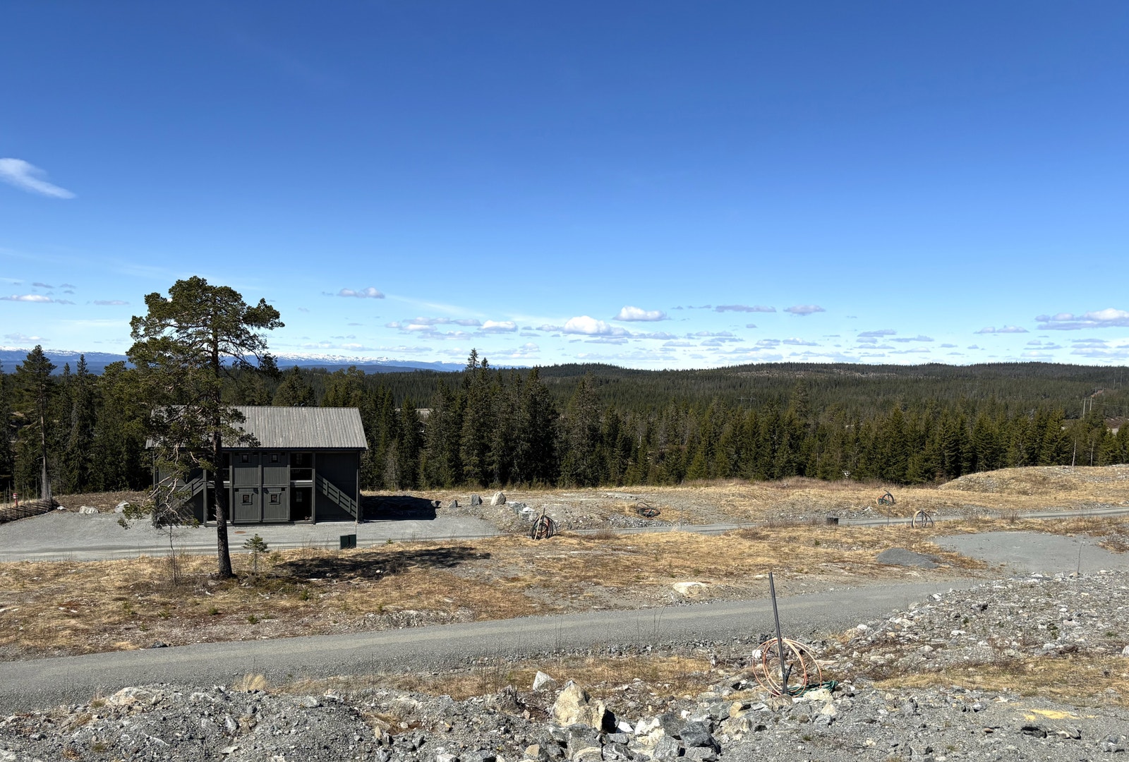 Utsikt fra terrasse Galleribilde