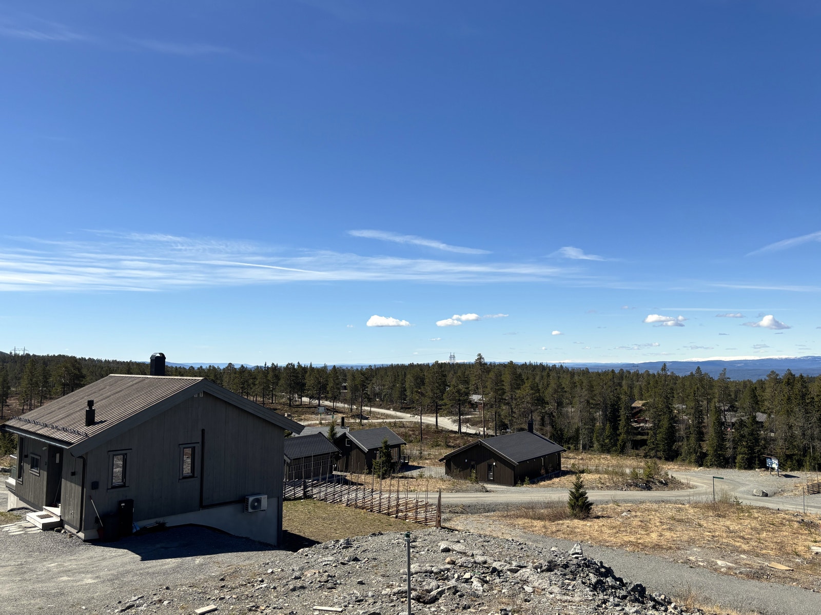 Utsikt fra terrasse Galleribilde