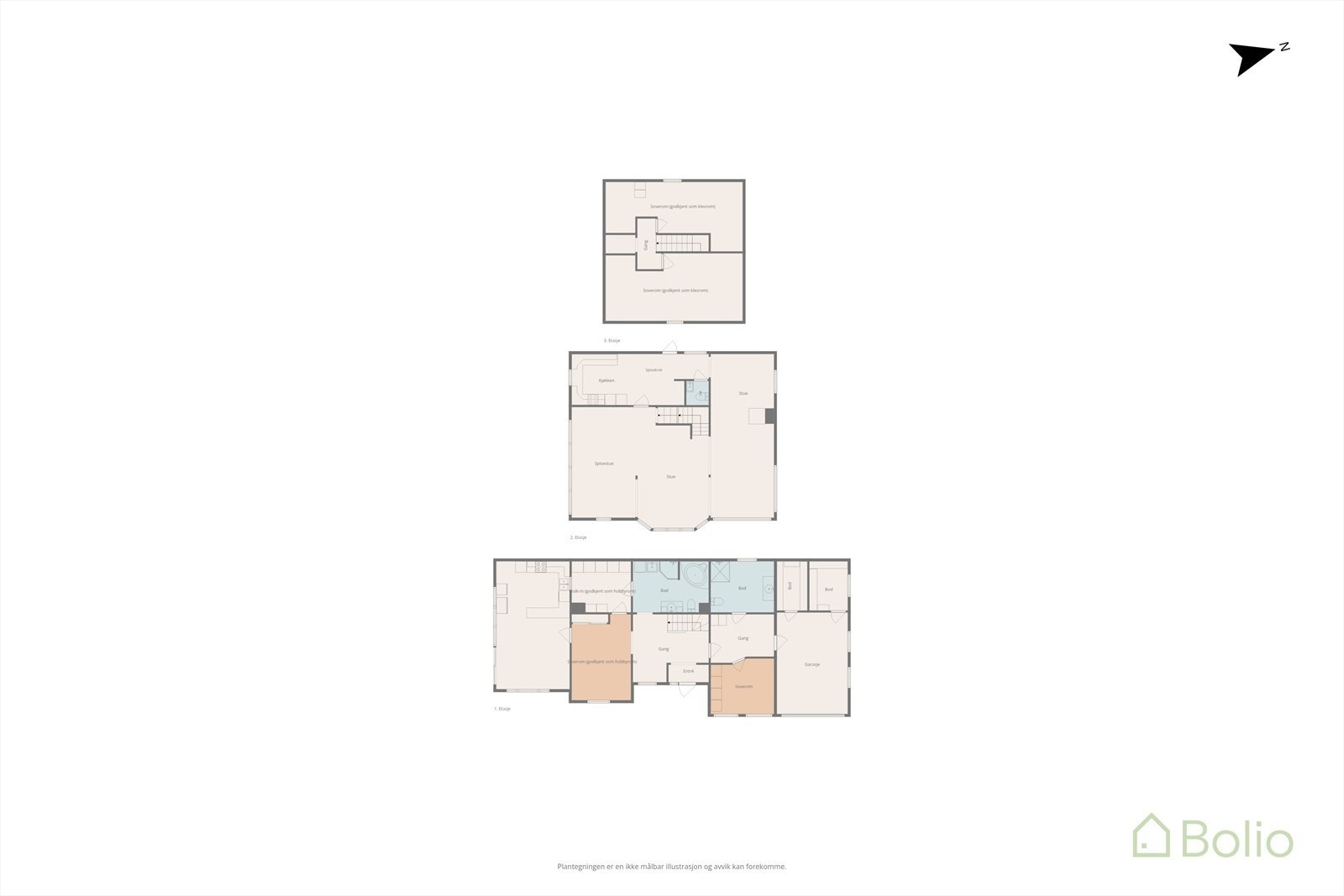 Plantegning Galleribilde