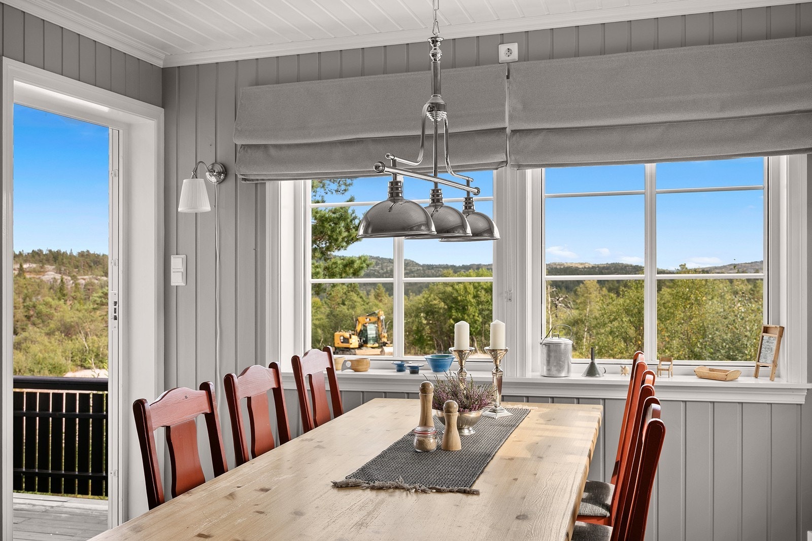 Fra stuen er det utgang til en sydøstvendt veranda med gode solforhold. Galleribilde