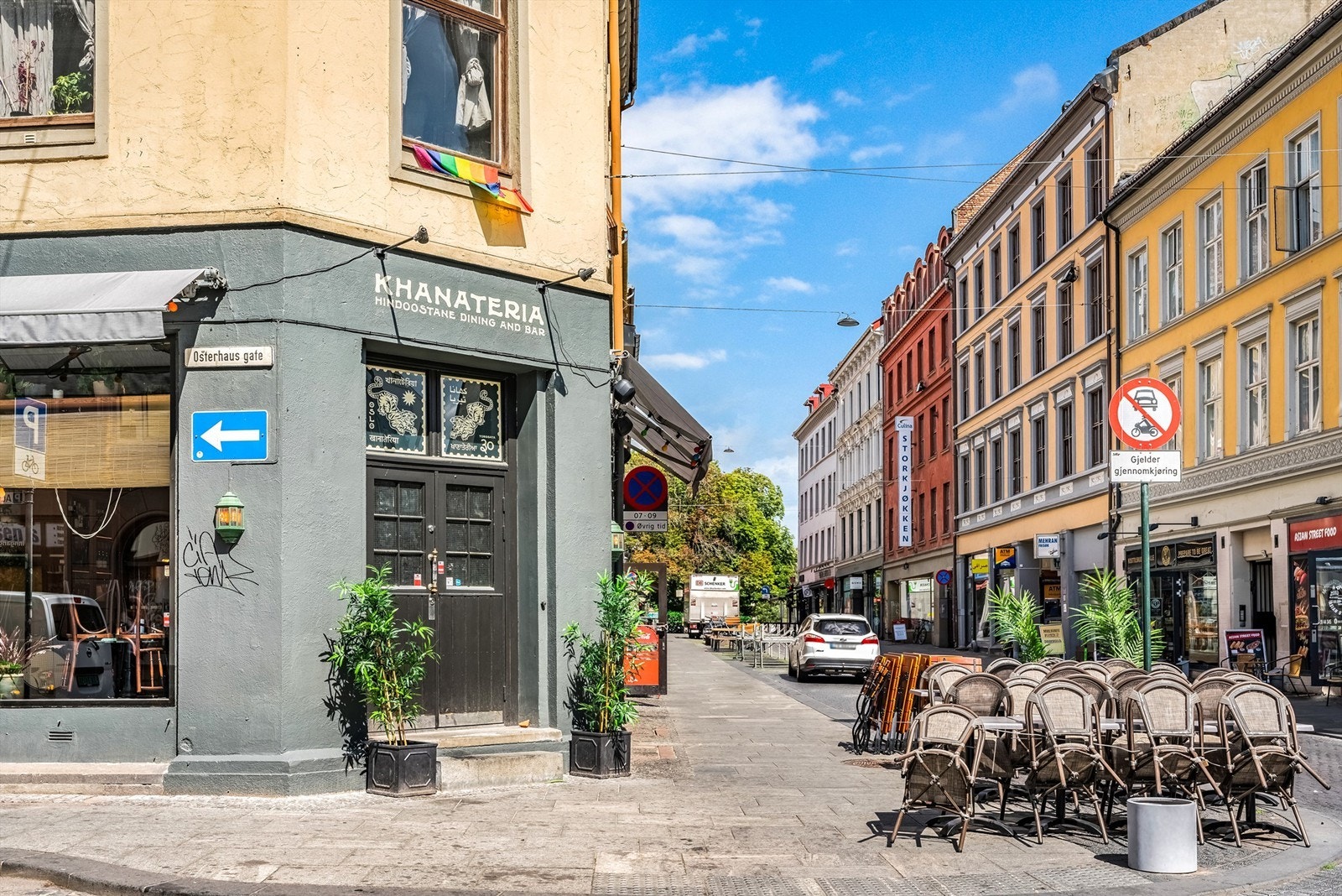 Osterhaus' gate ligger i bydel St.hanshaugen med en svært sentral beliggenhet. Galleribilde