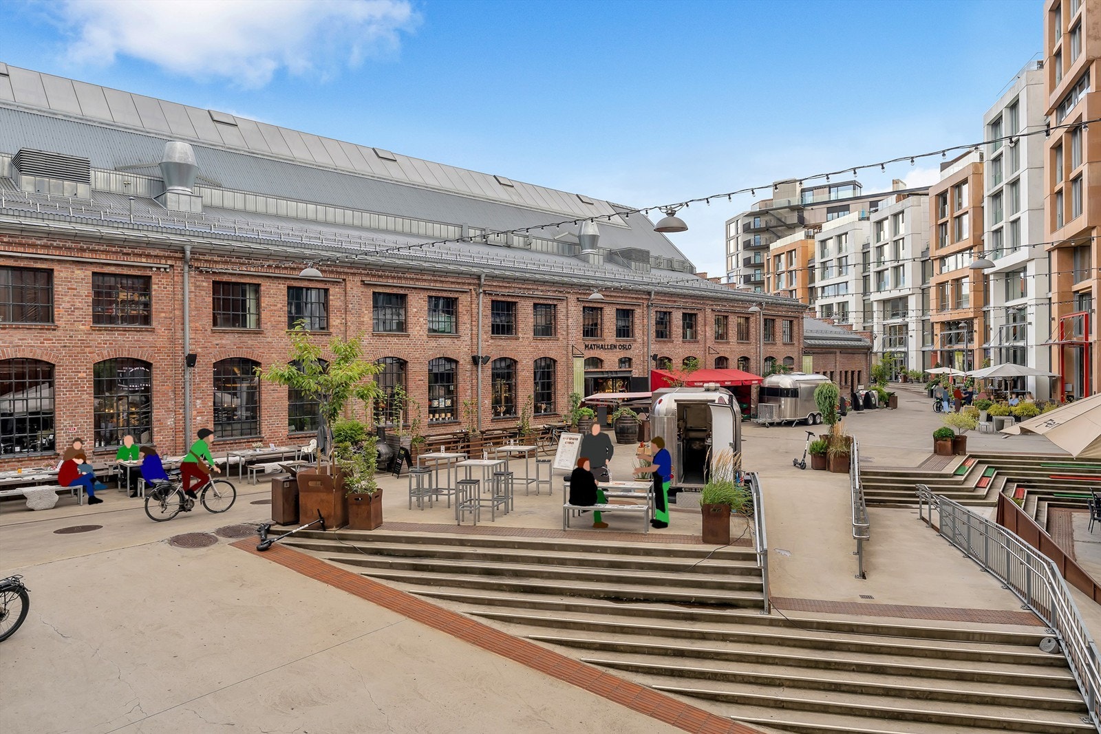 Mathallen Oslo ligger på Vulkan. Galleribilde