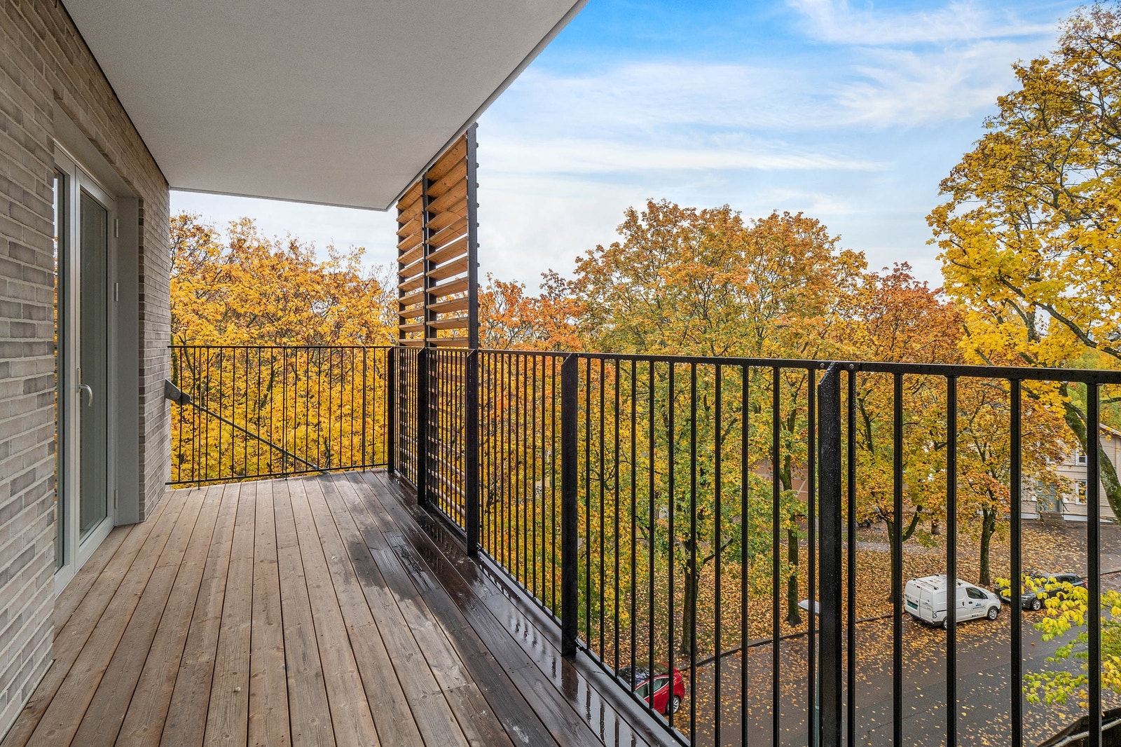 Balkong fra stua Galleribilde