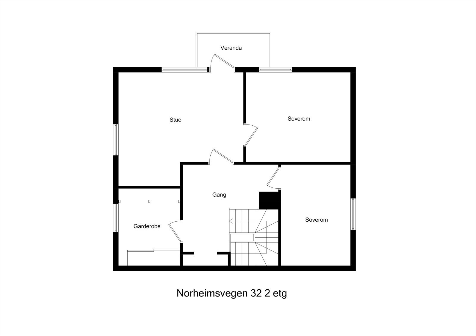 Plantegning 2. etasje. Galleribilde