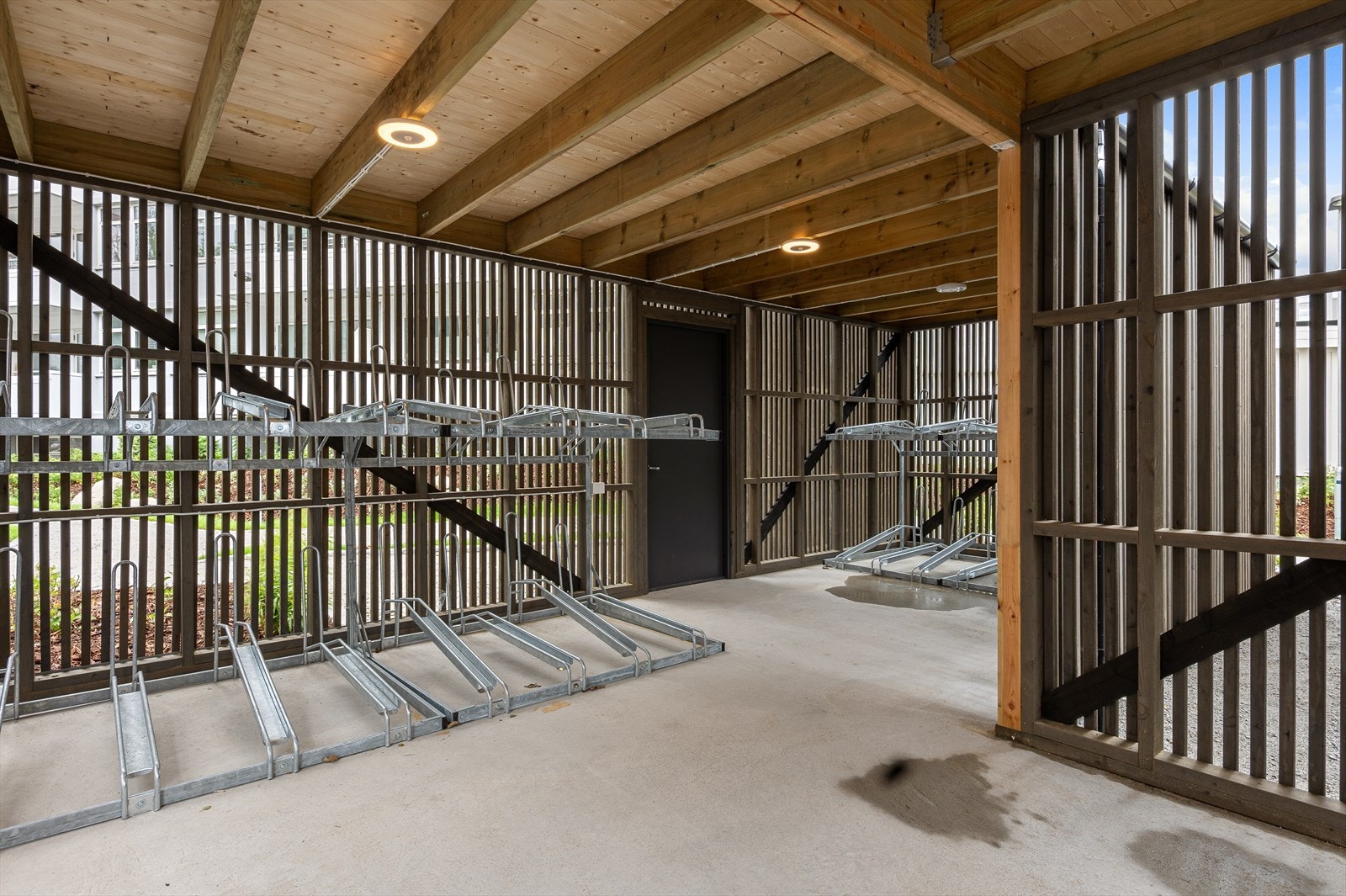 Sykkelparkering. Galleribilde