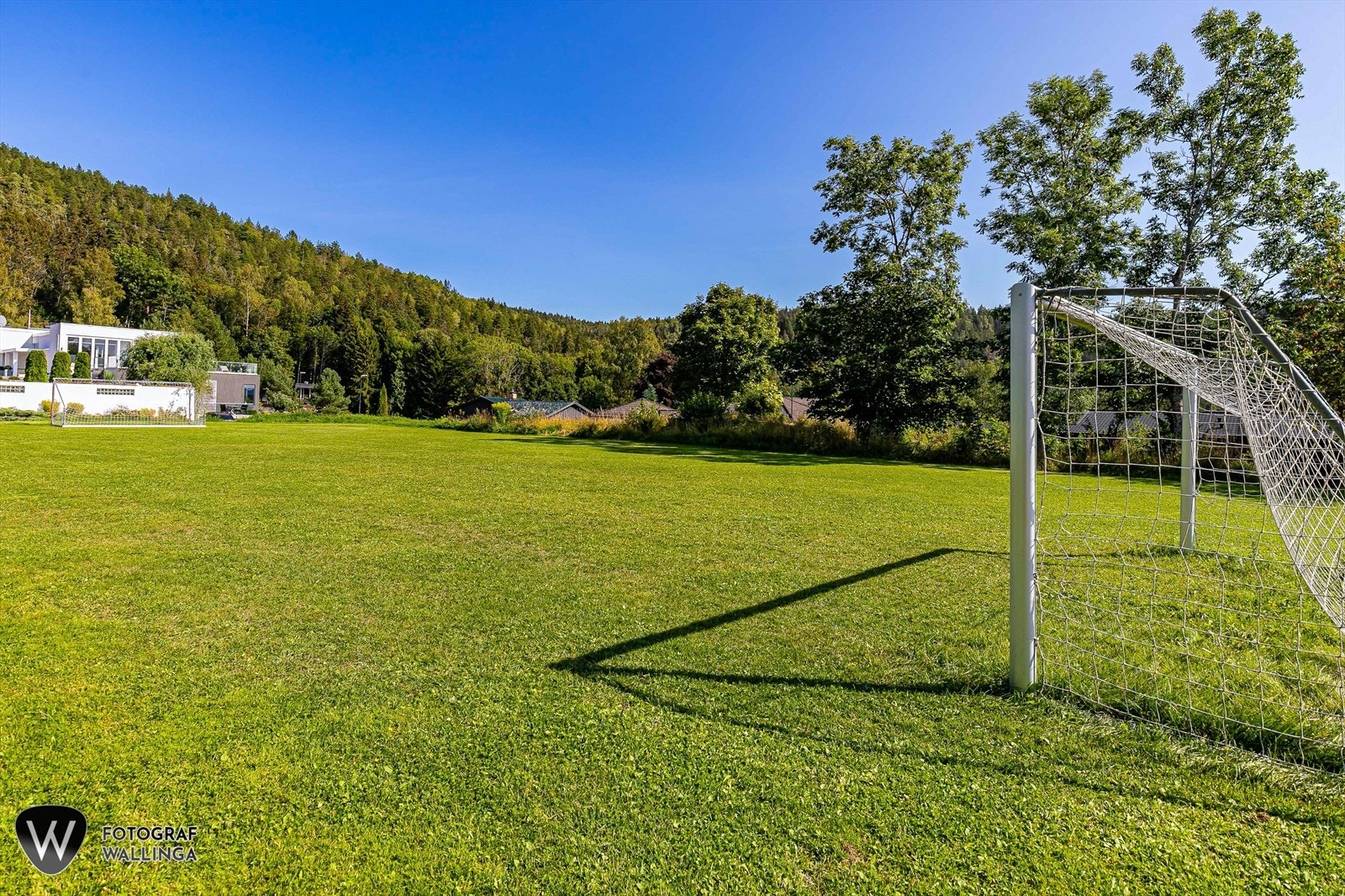 Fotballbane på feltet Galleribilde