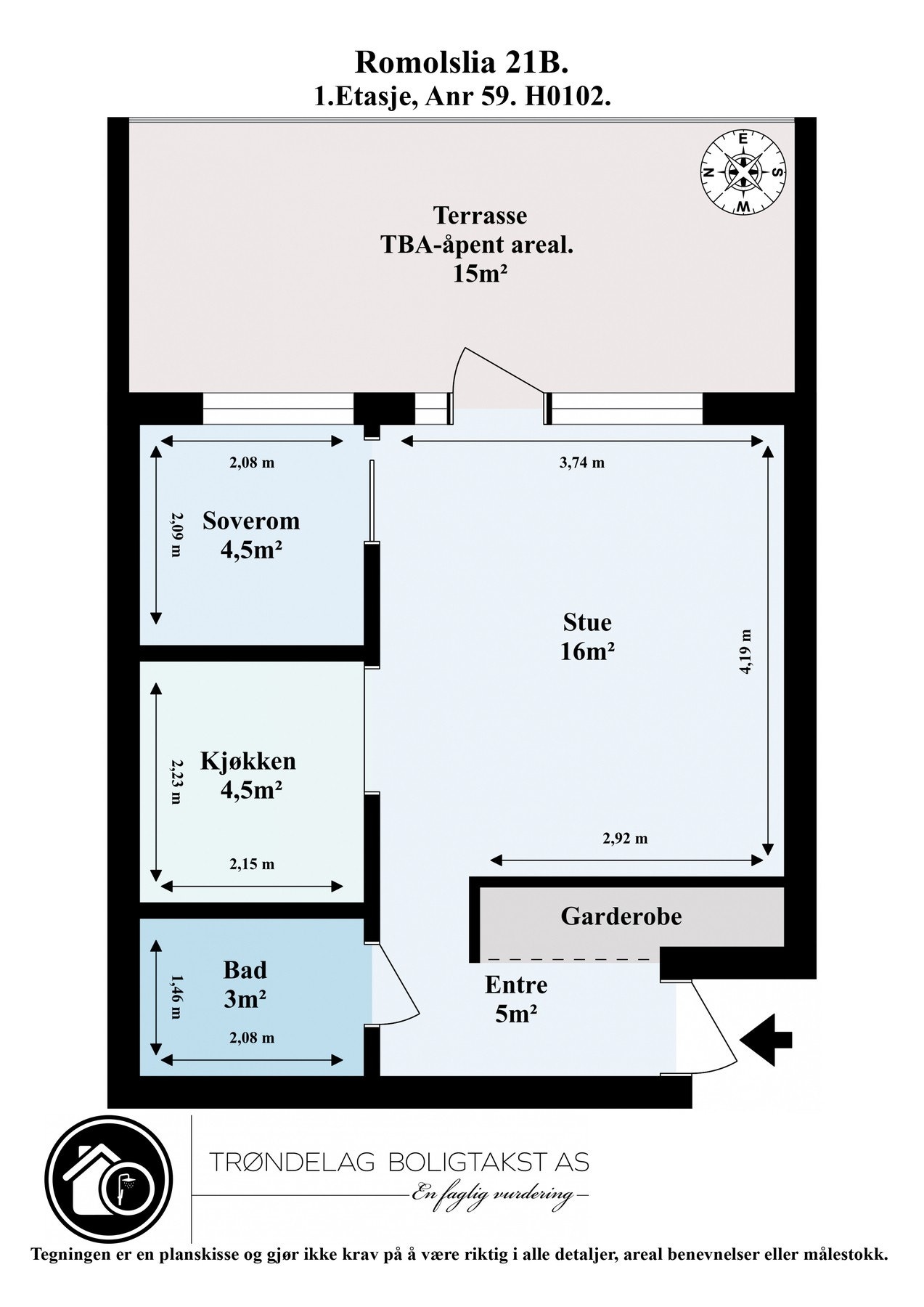 Planskisse. Galleribilde