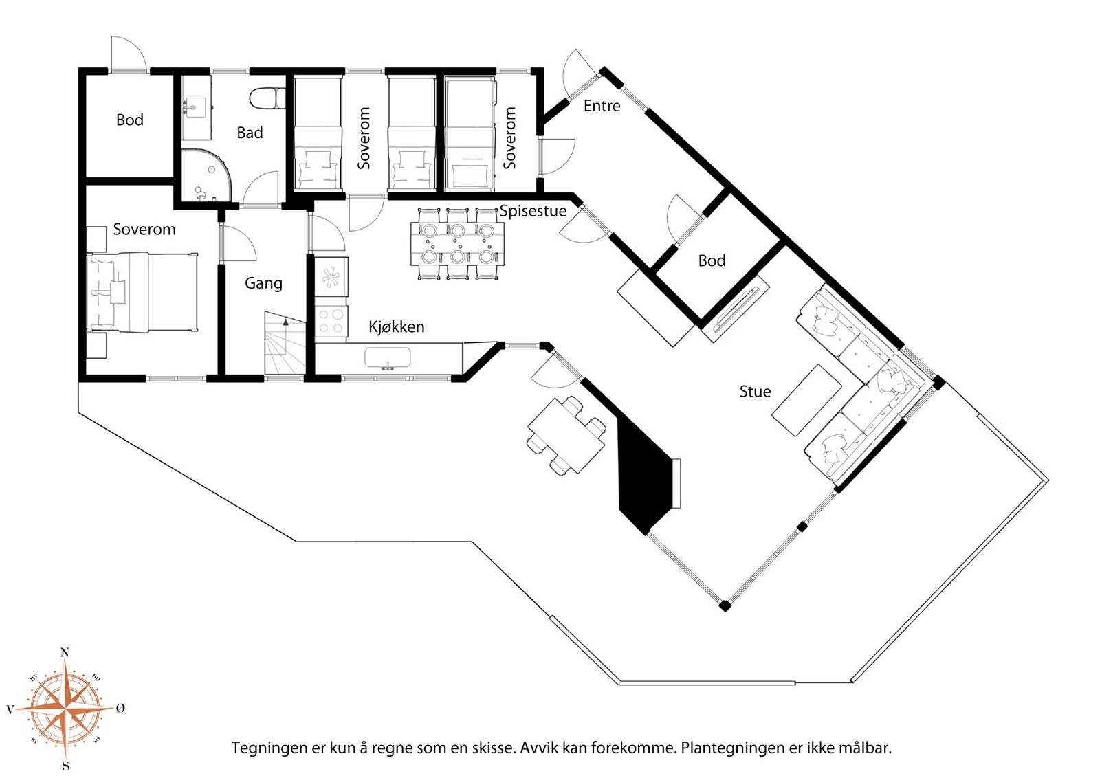 Plantegning Galleribilde