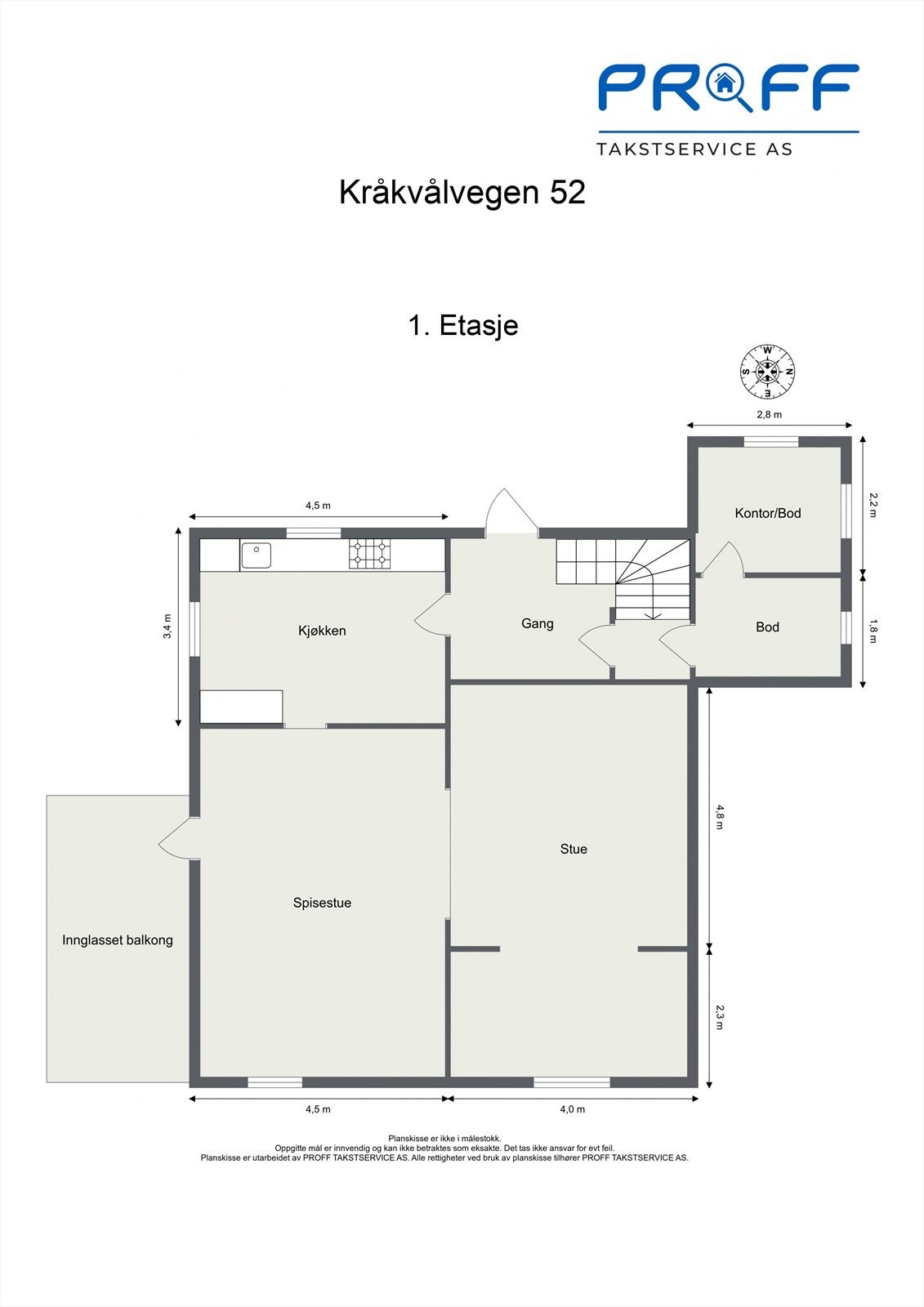 Plantegning 1. etasje. Galleribilde