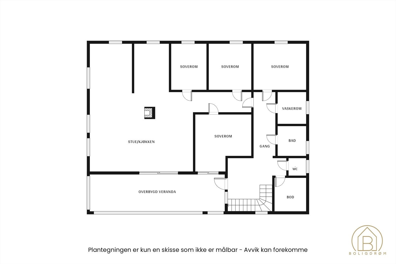 Plantegning 2. etasje. Galleribilde