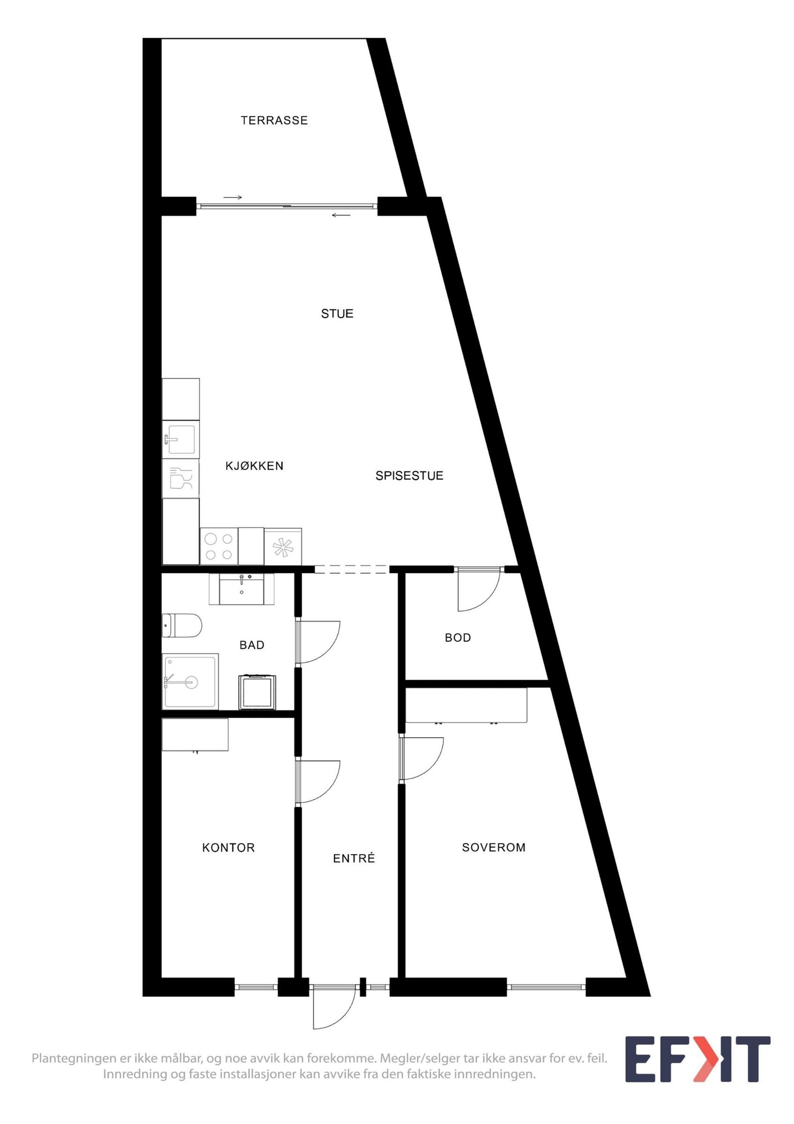 Plantegning. Galleribilde