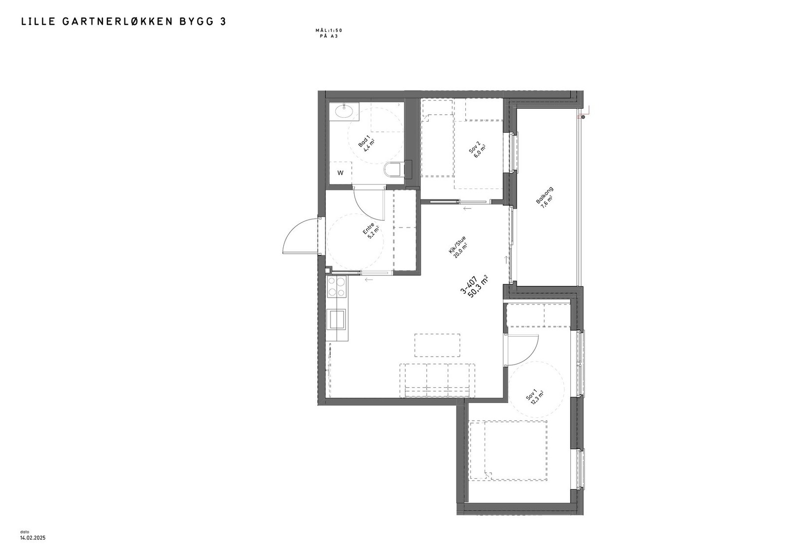 Plantegning Galleribilde