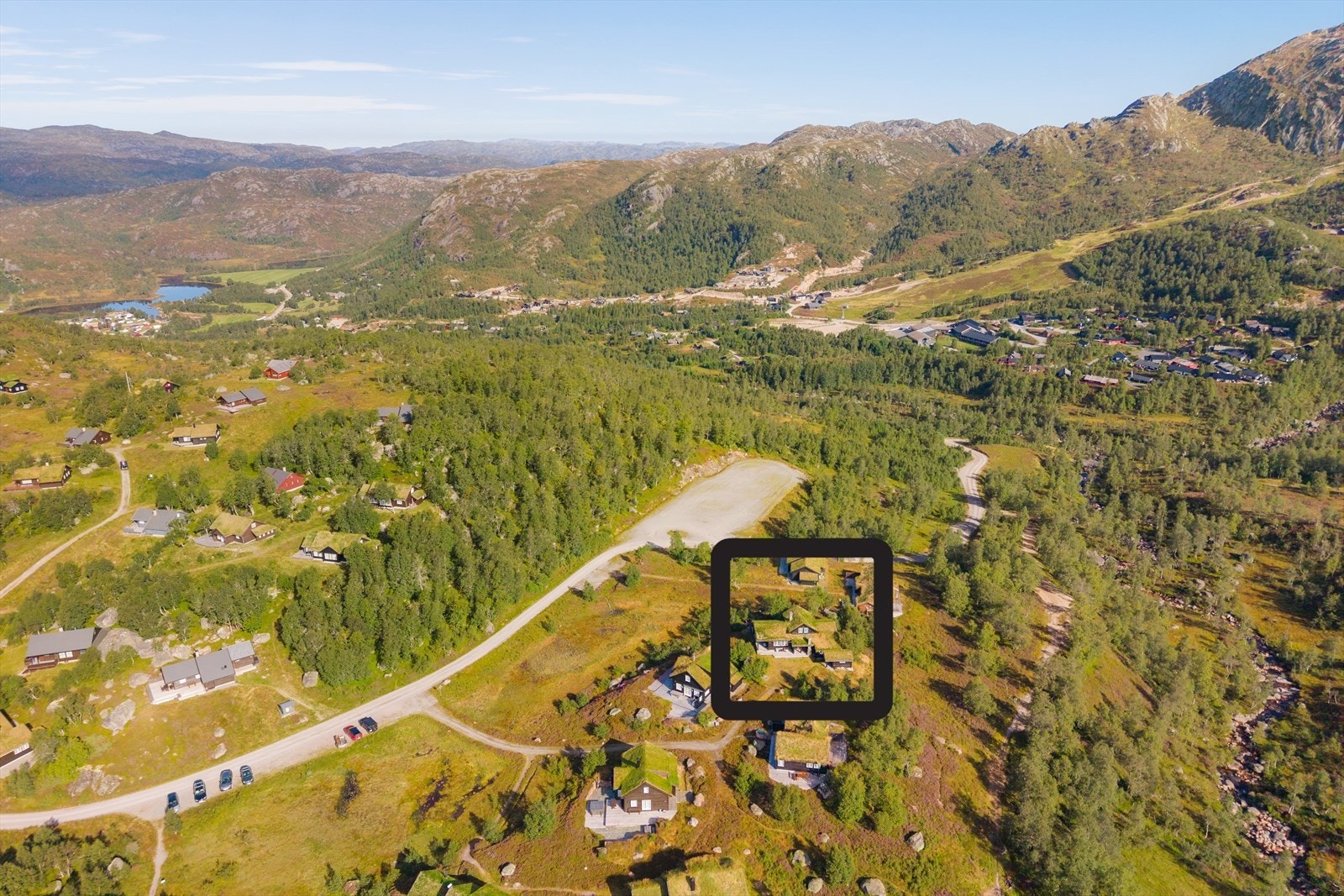 Skiløypen rett på nedsiden av hytten | Fantastisk løypenett rett utenfor døren Galleribilde