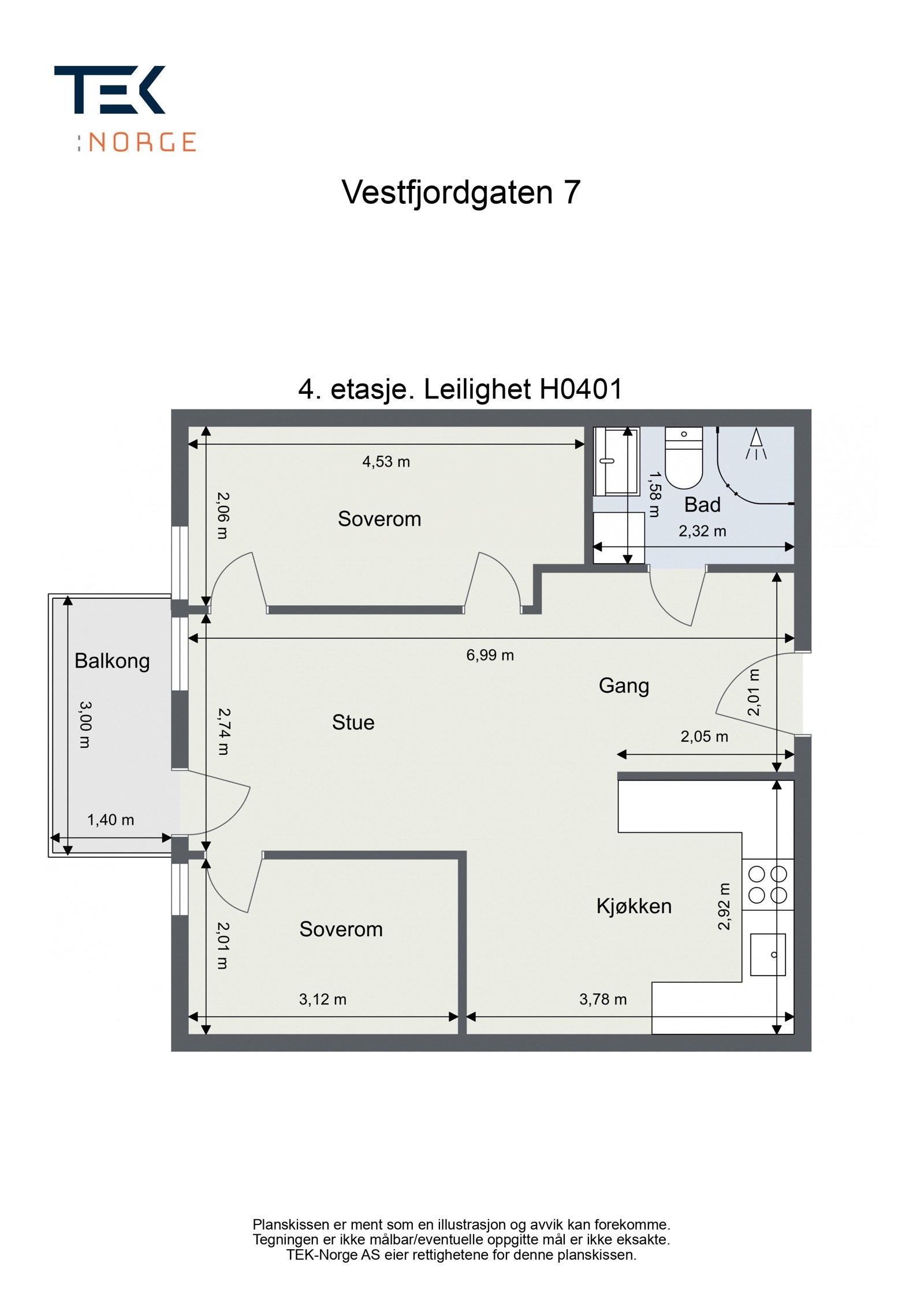 Plantegning Galleribilde