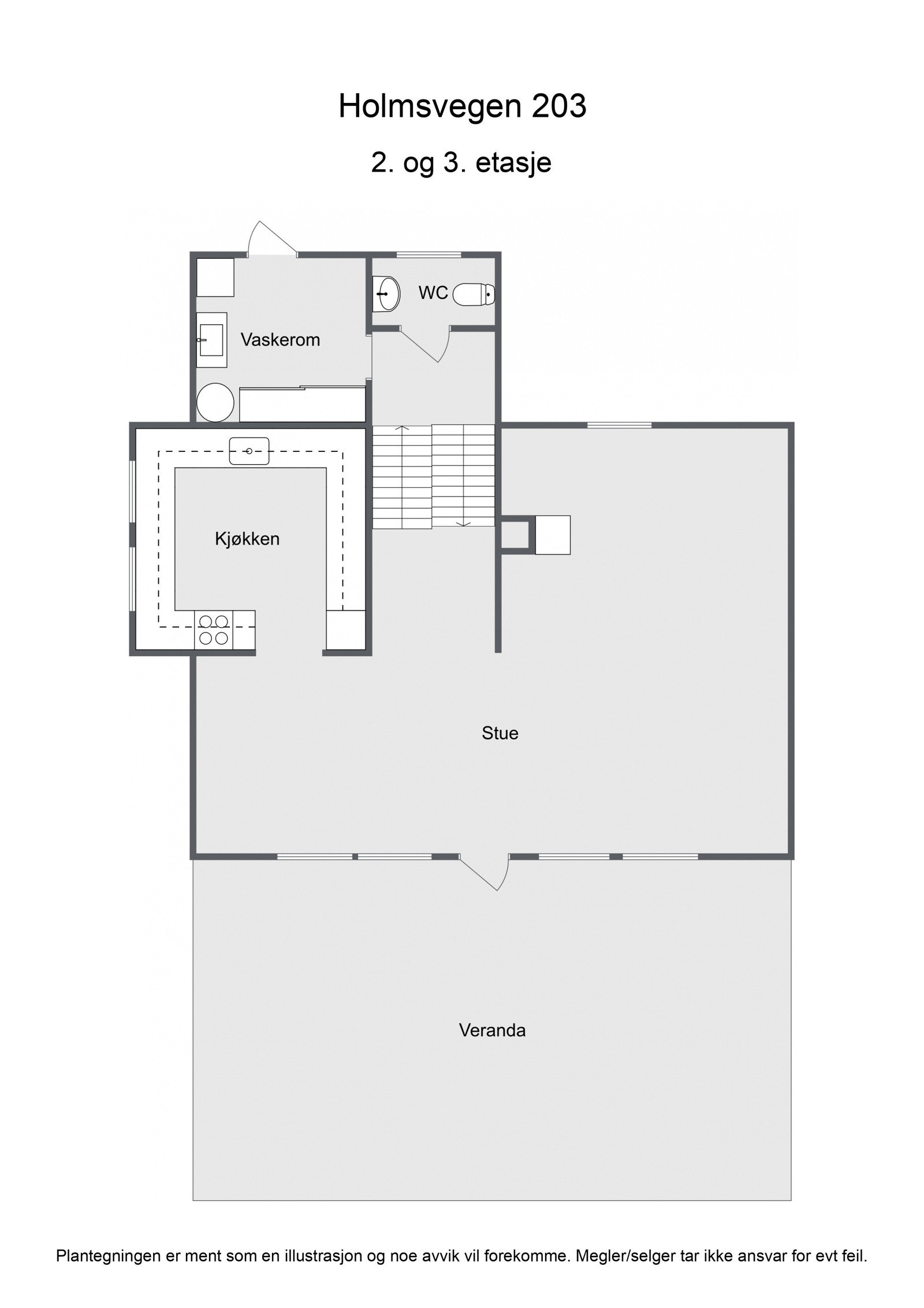 Plantegning hovedbolig Galleribilde