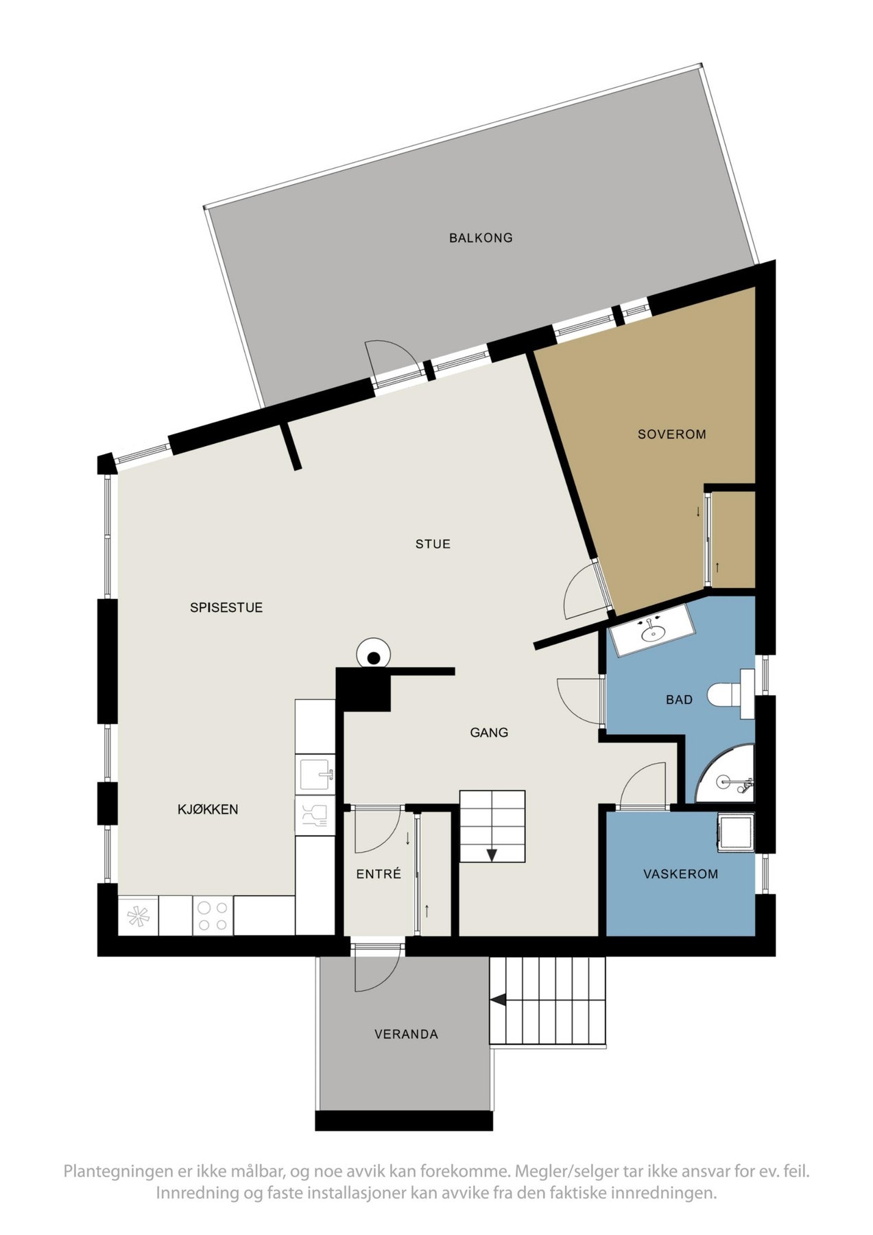 Plantegning Galleribilde