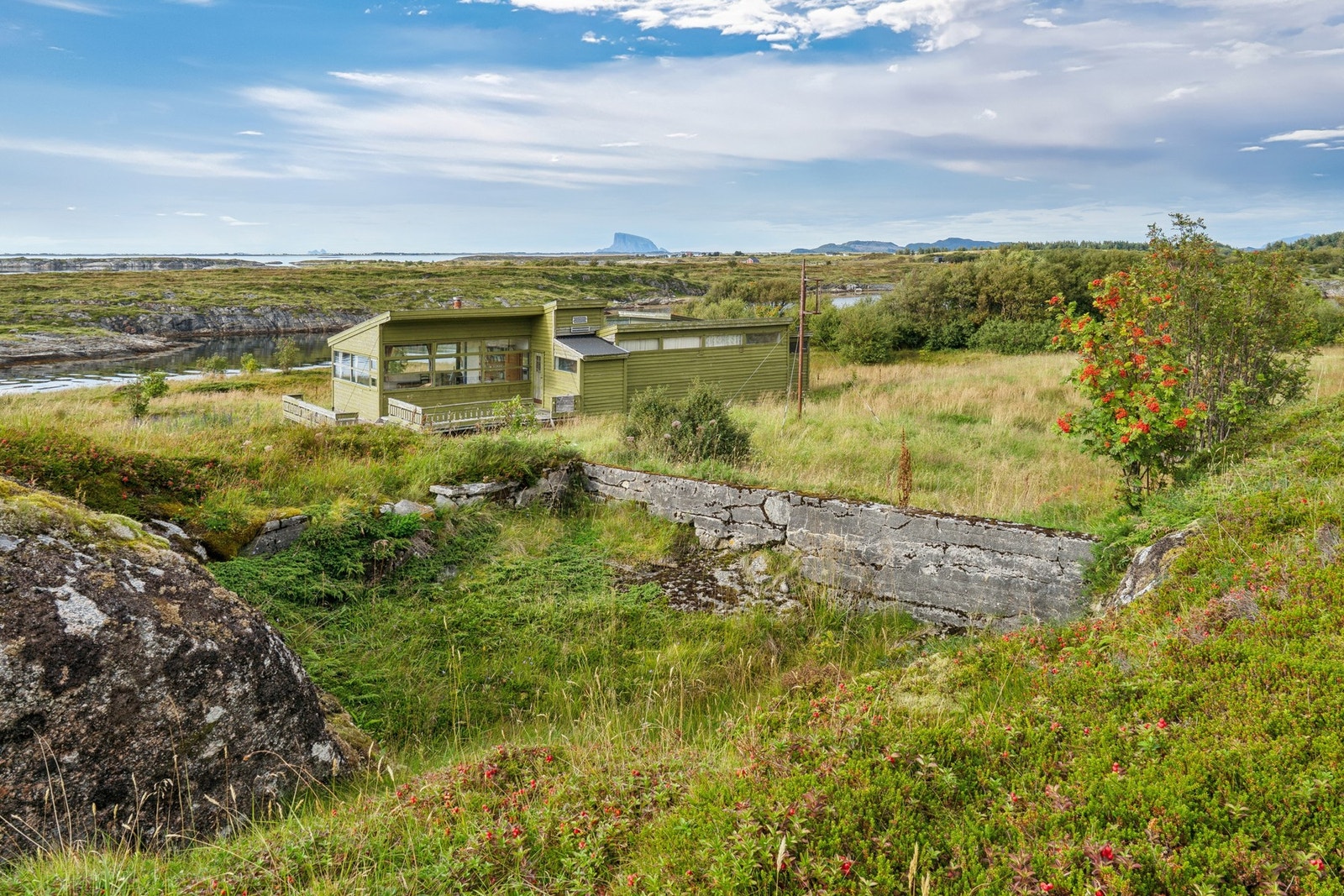 På eiendommen finnes også historiske spor etter eldre bosetning. Galleribilde
