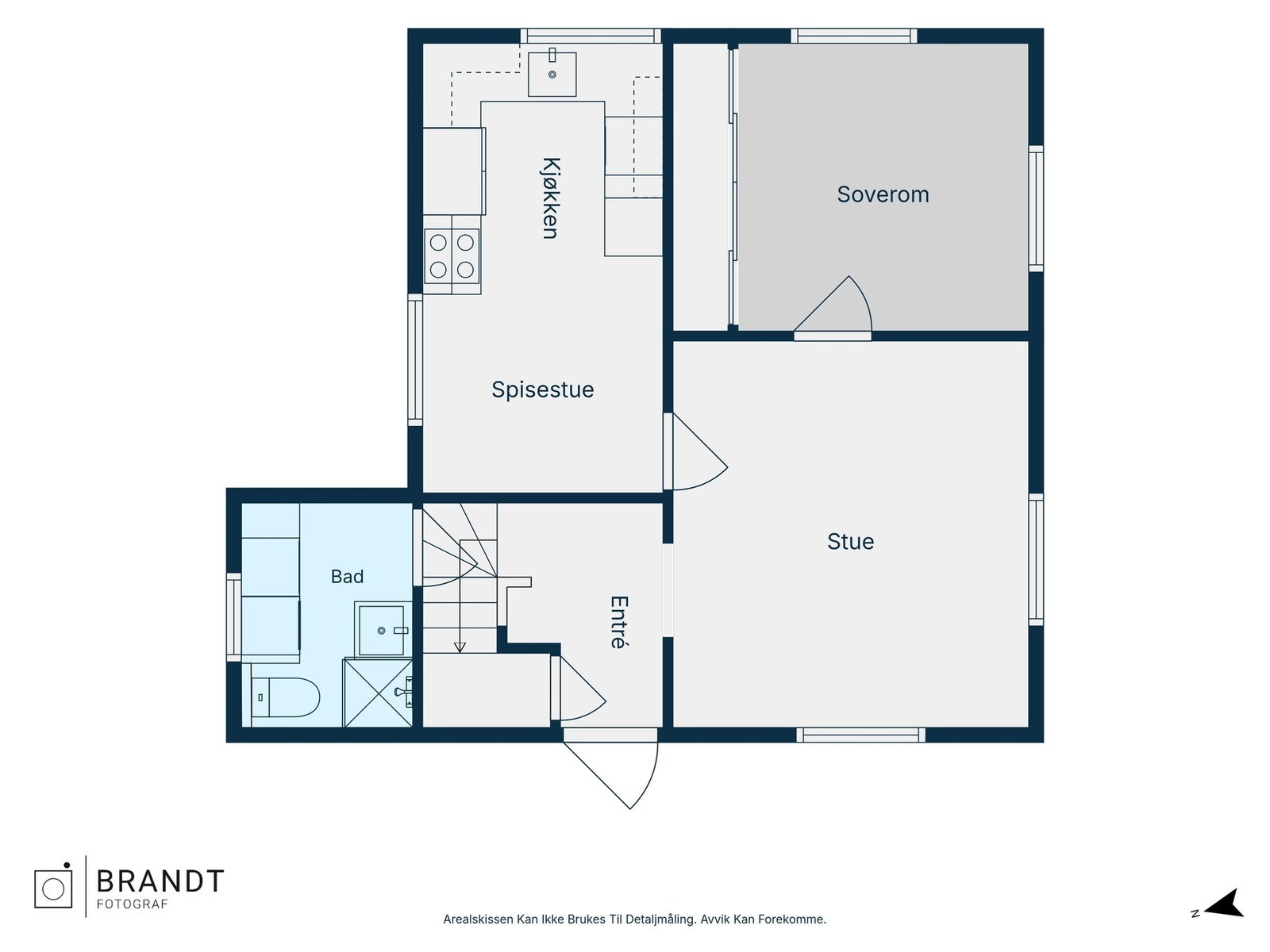 Areal effektiv 1 plan. Galleribilde