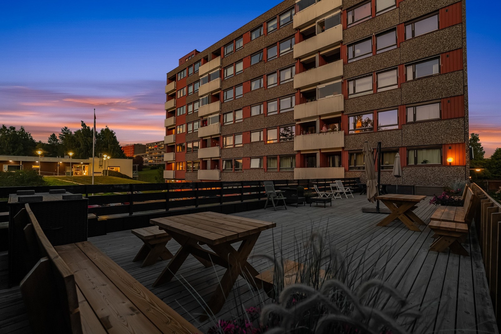 Felles takterrasse i sameiet Galleribilde