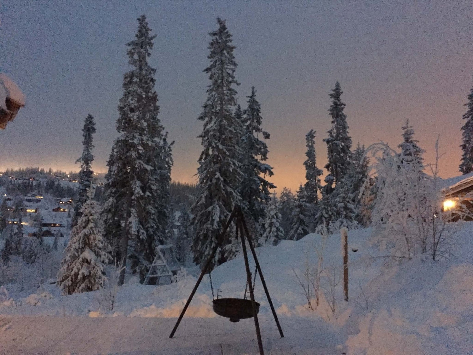 Vinterbilde fra selgers arkiv. Galleribilde