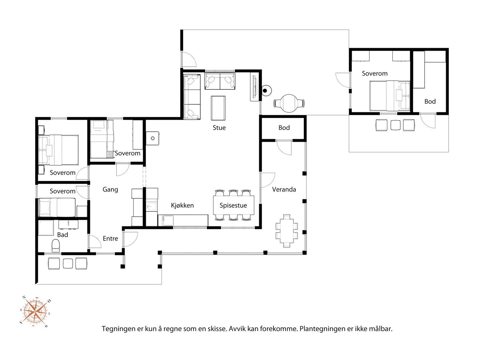 Plantegning Galleribilde
