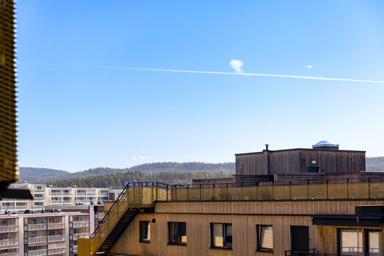 Utsikt fra balkongen. Galleribilde
