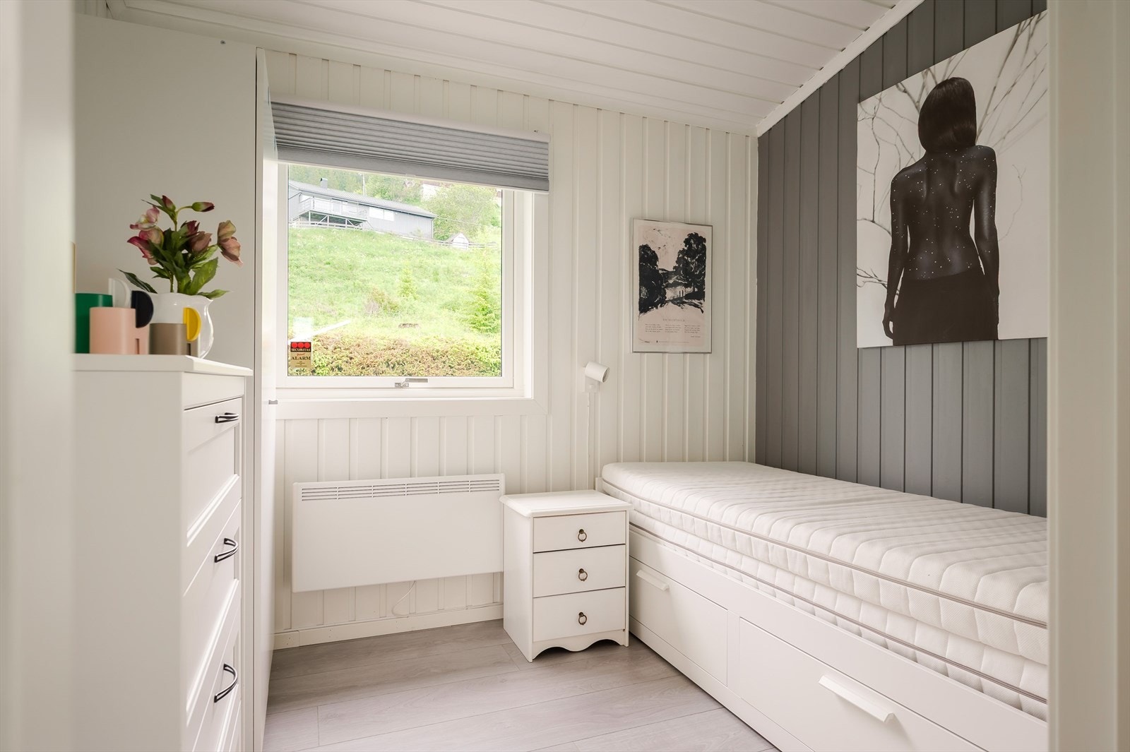 Soverom som i dag har blitt brukt som gjesterom. Galleribilde