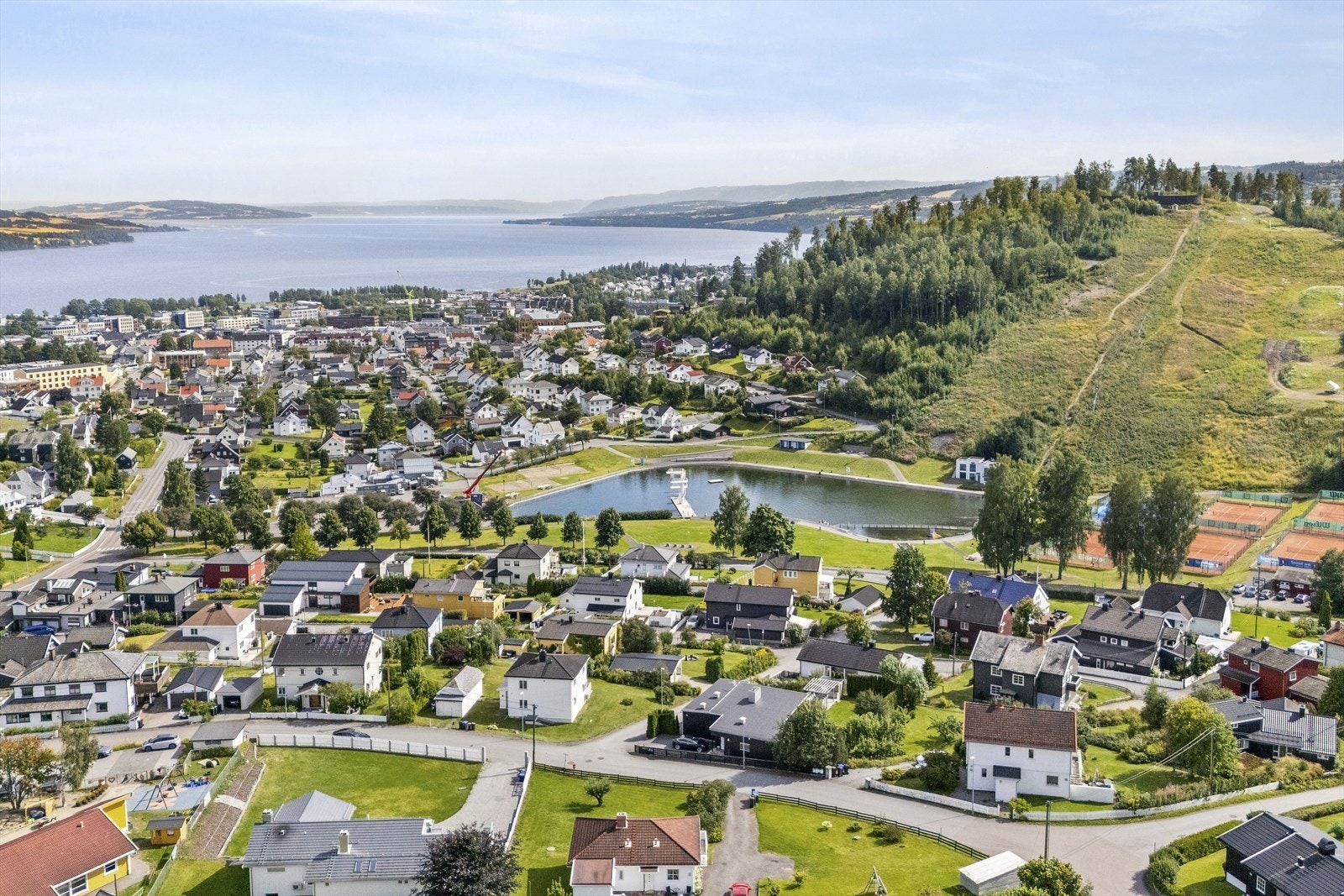 Dronebilde. Galleribilde