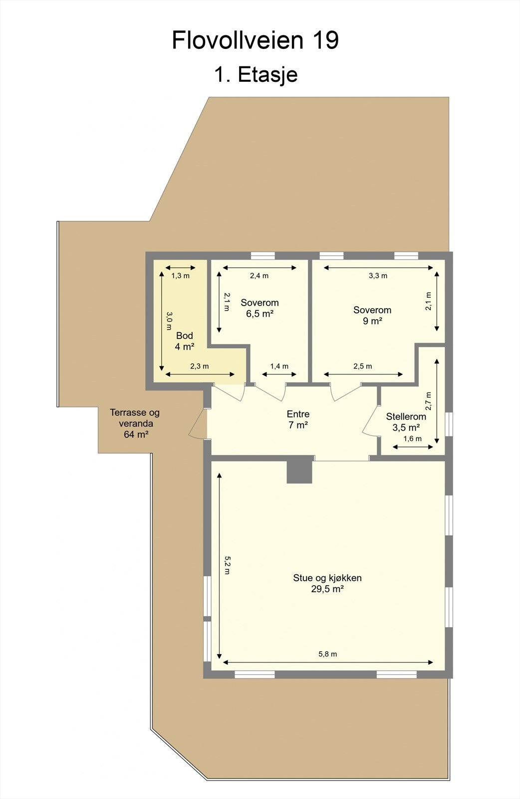 Planskisse. Galleribilde