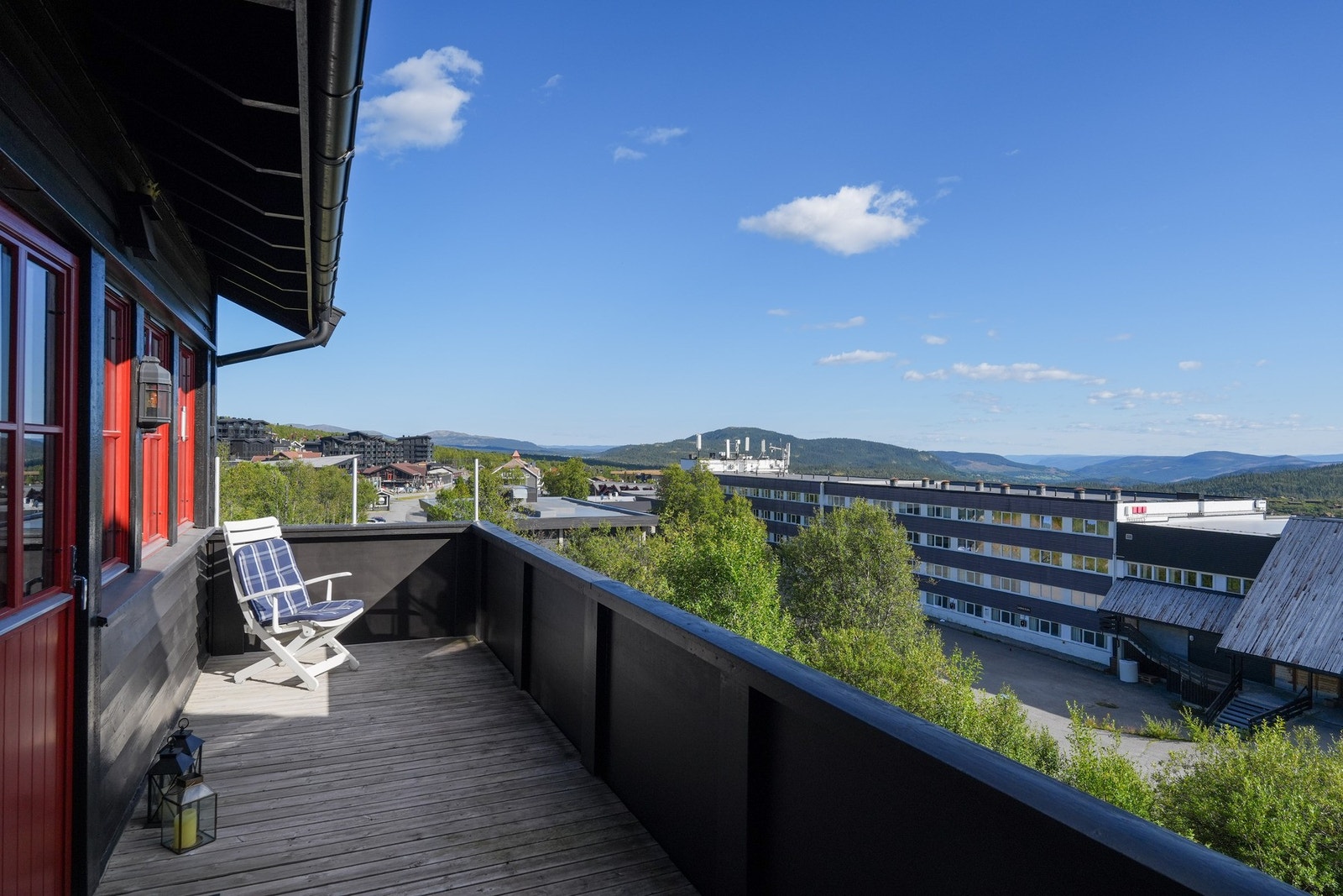 Her er det fint å slappe av etter en tur i fjellet. Galleribilde