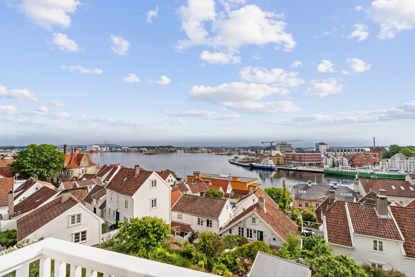Vid utsikt over innseilingen til Stavanger. Galleribilde