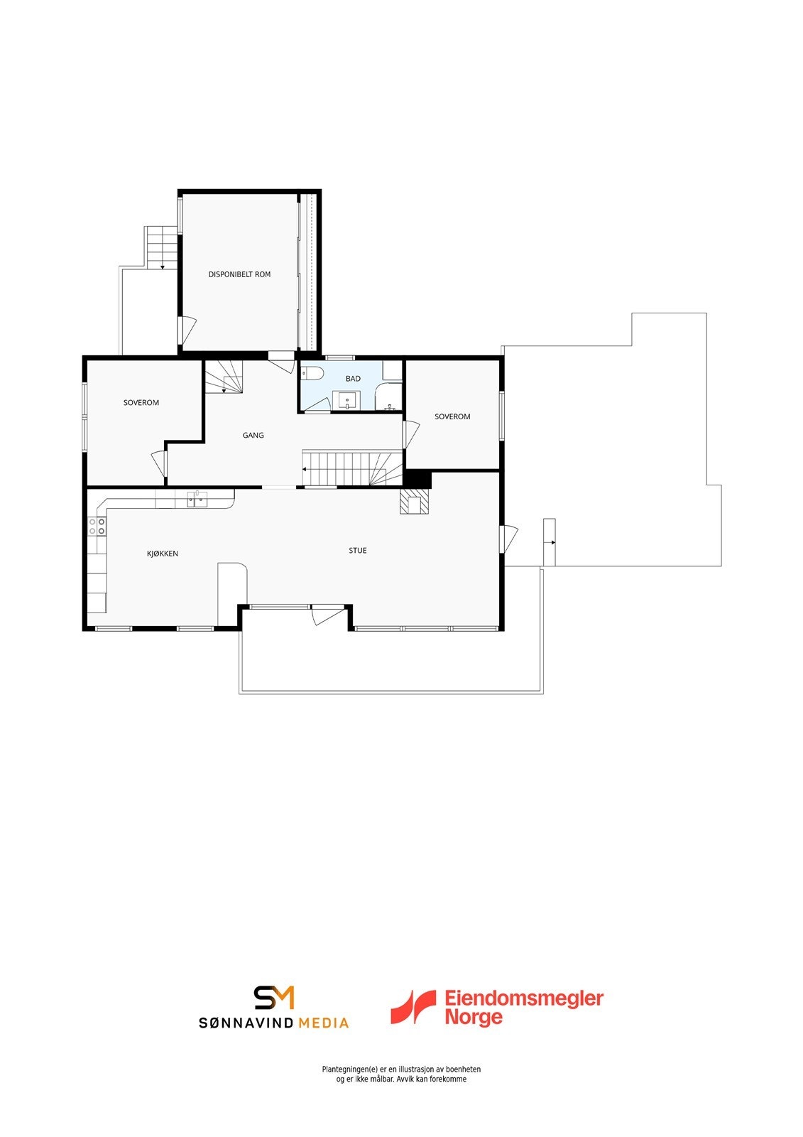 Plantegning 2. etg. Galleribilde