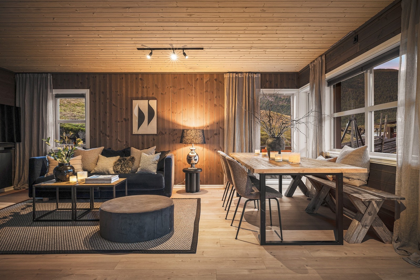 Et sted å samles etter ski, sykling eller fjelltur. Galleribilde