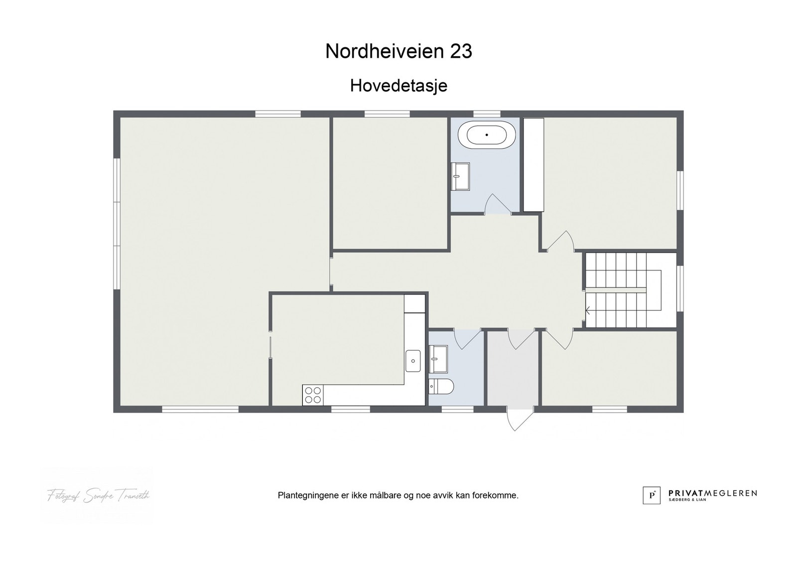 Plantegning 1.etg. - laget av fotograf Galleribilde