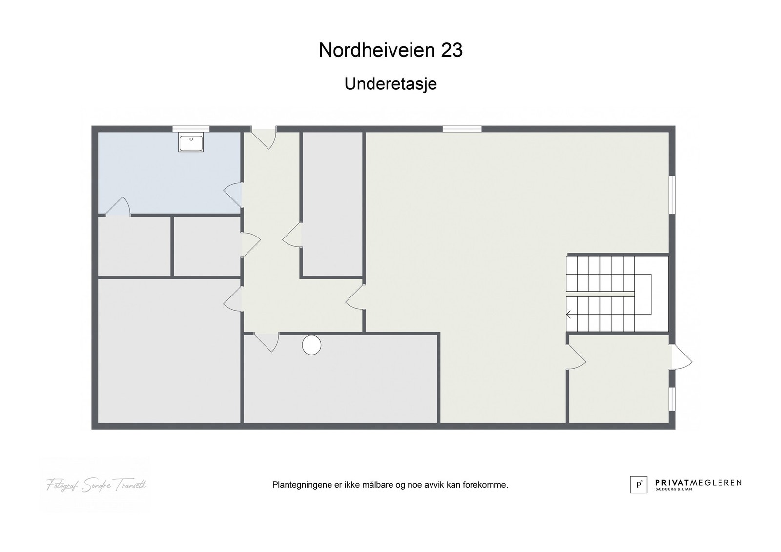 Plantegning u.etg. - laget av fotograf Galleribilde