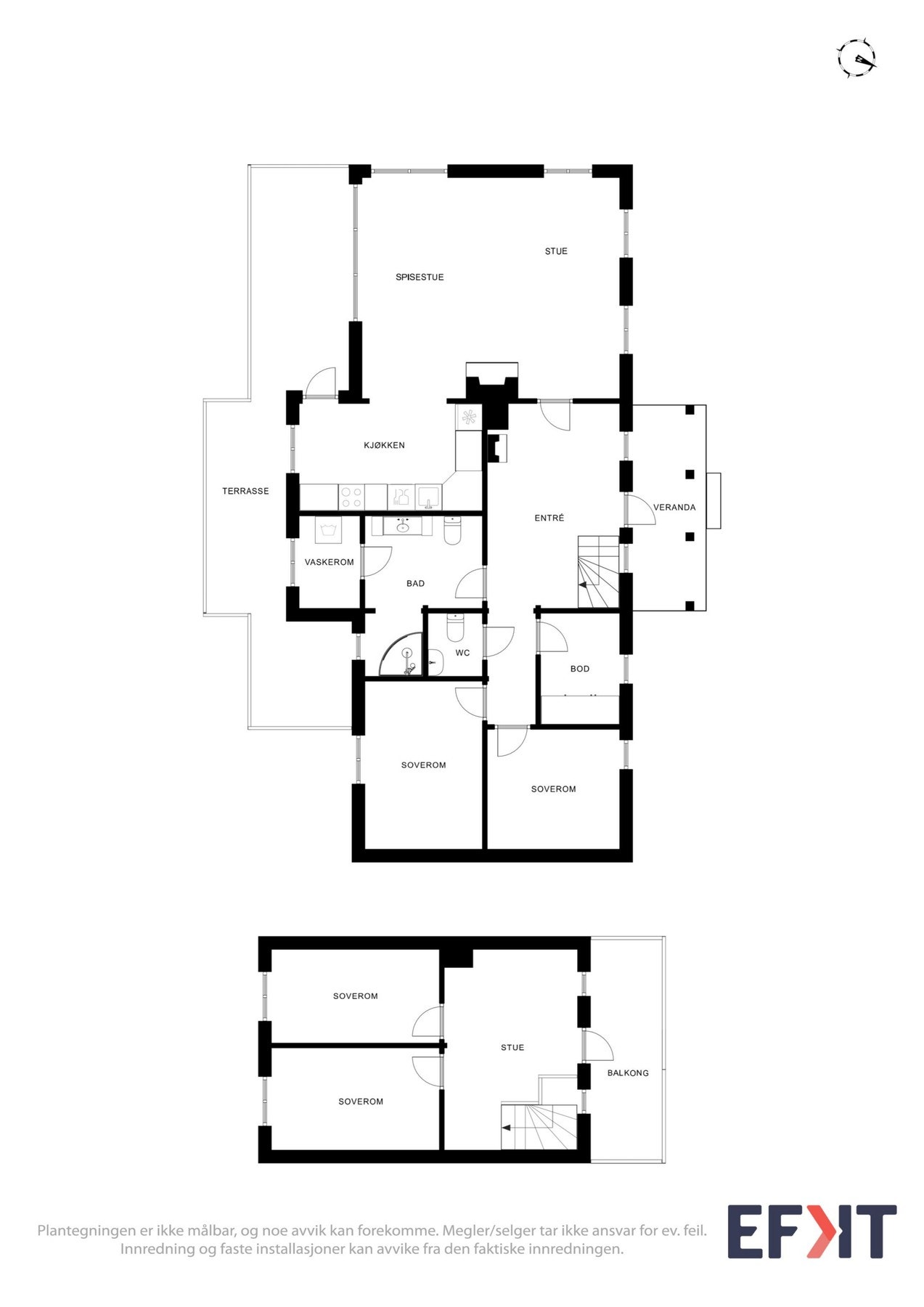 Plantegninger Klavadalsvegen 44 Galleribilde
