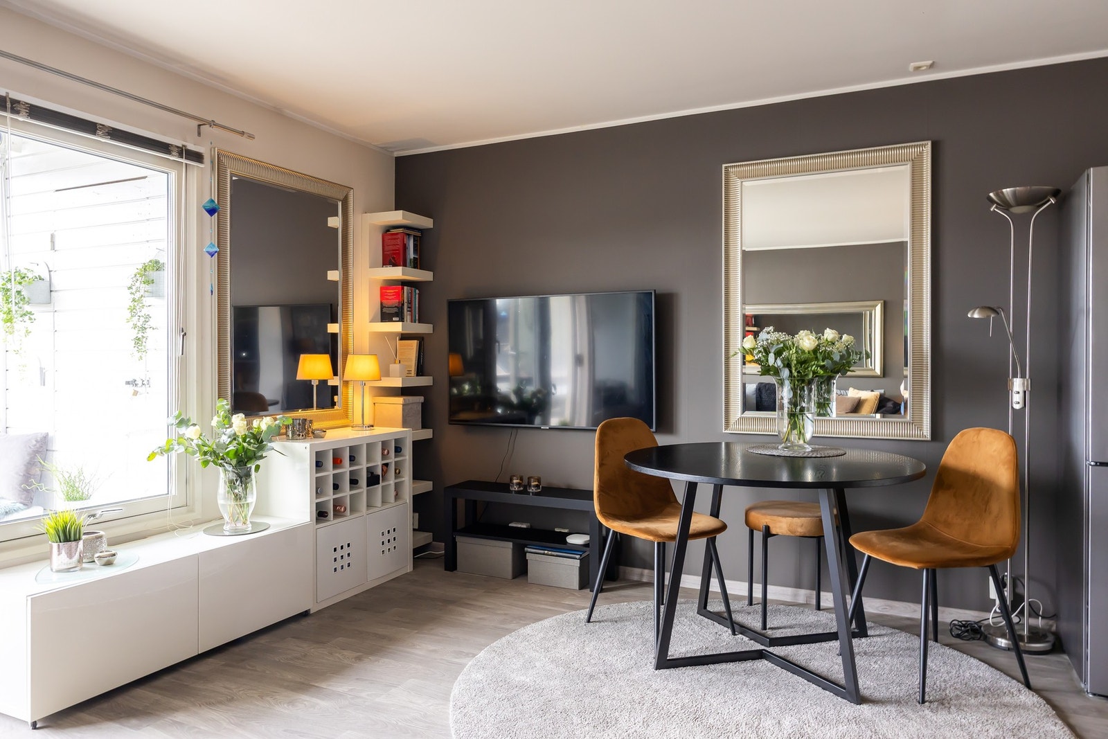 Plass til hyggelig spiseavdeling. Galleribilde