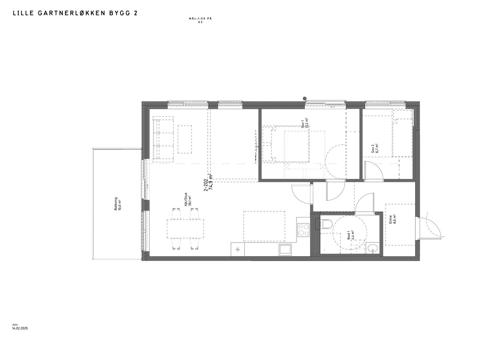 Plantegning. Galleribilde
