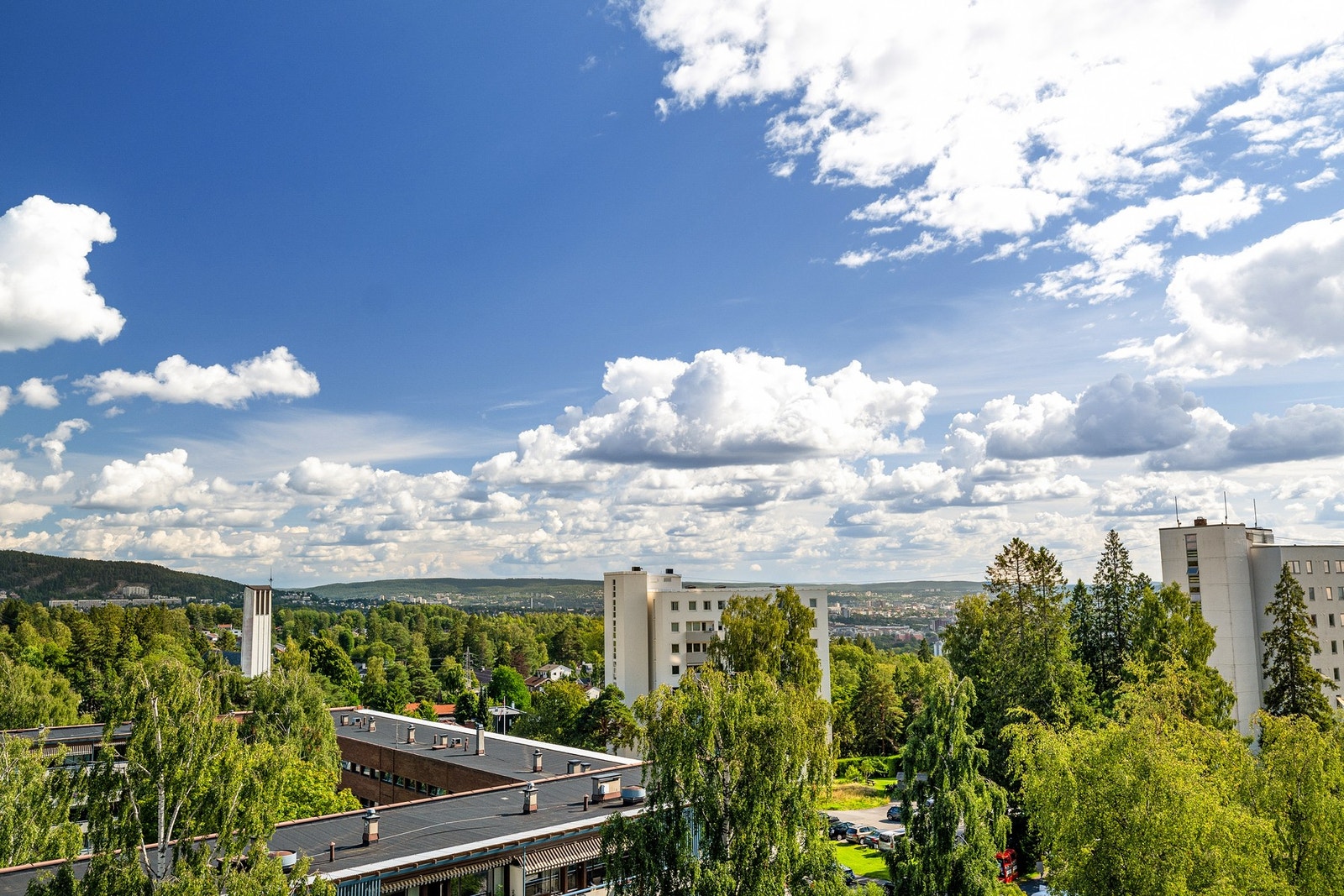 Utsikt fra balkongen. Galleribilde