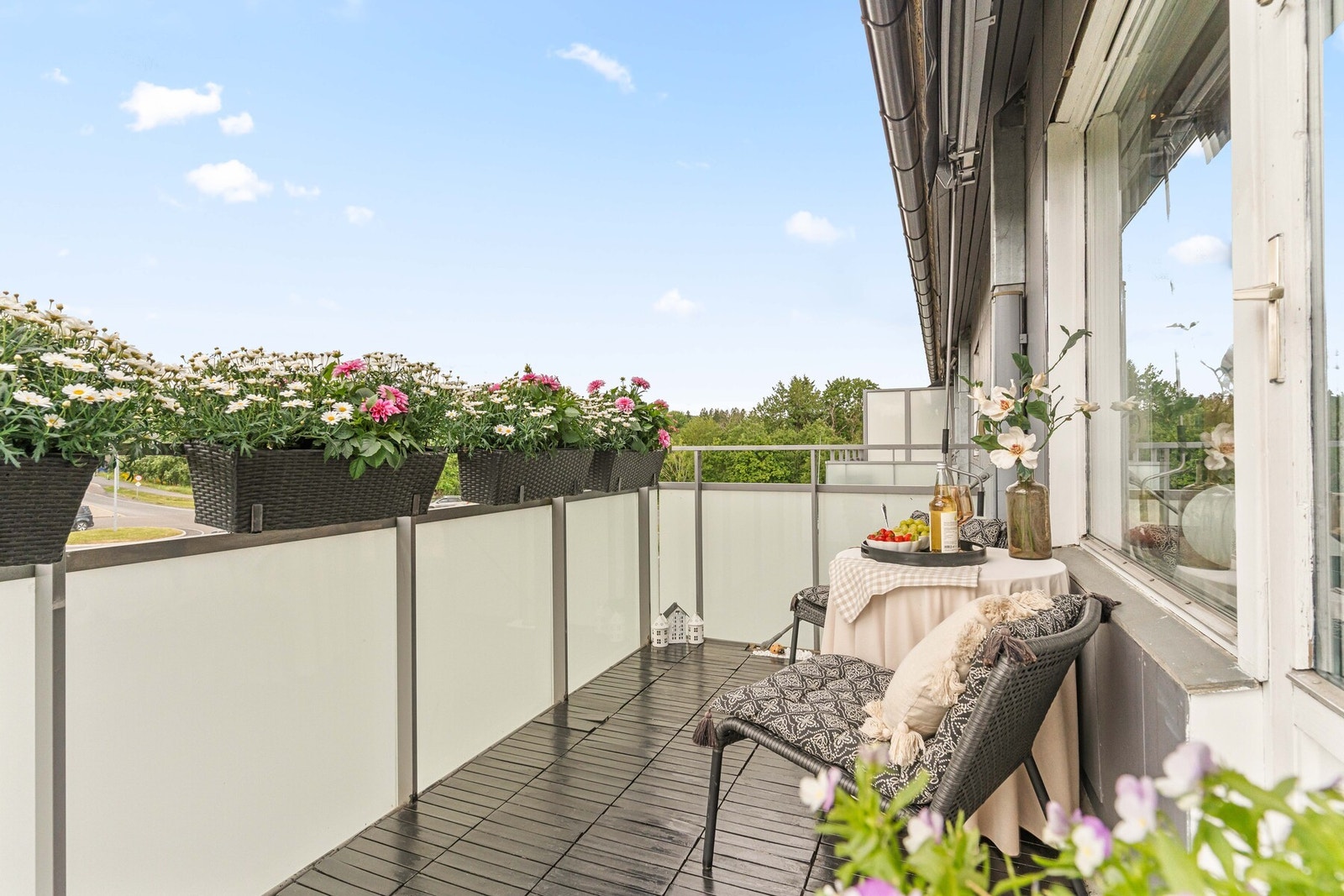 Denne himmelretningen gir gode solforhold fra ettermiddag til kveld. Galleribilde